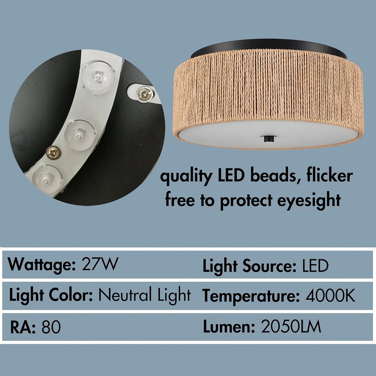 Claxy YO-T7295CU-BK-Z flushmounts - View #5