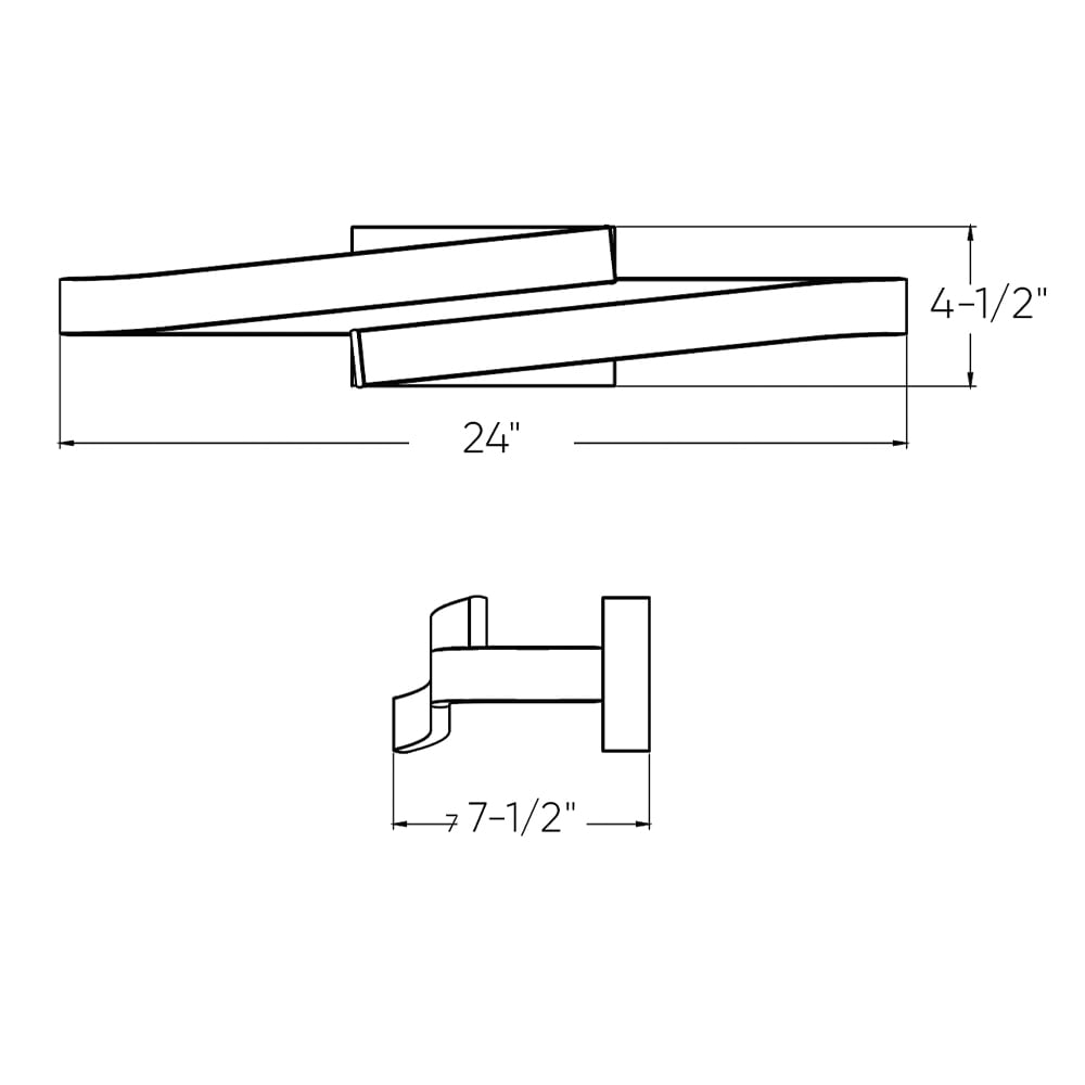 DALS Lighting VRB24-CC-BK b089995 - View #4