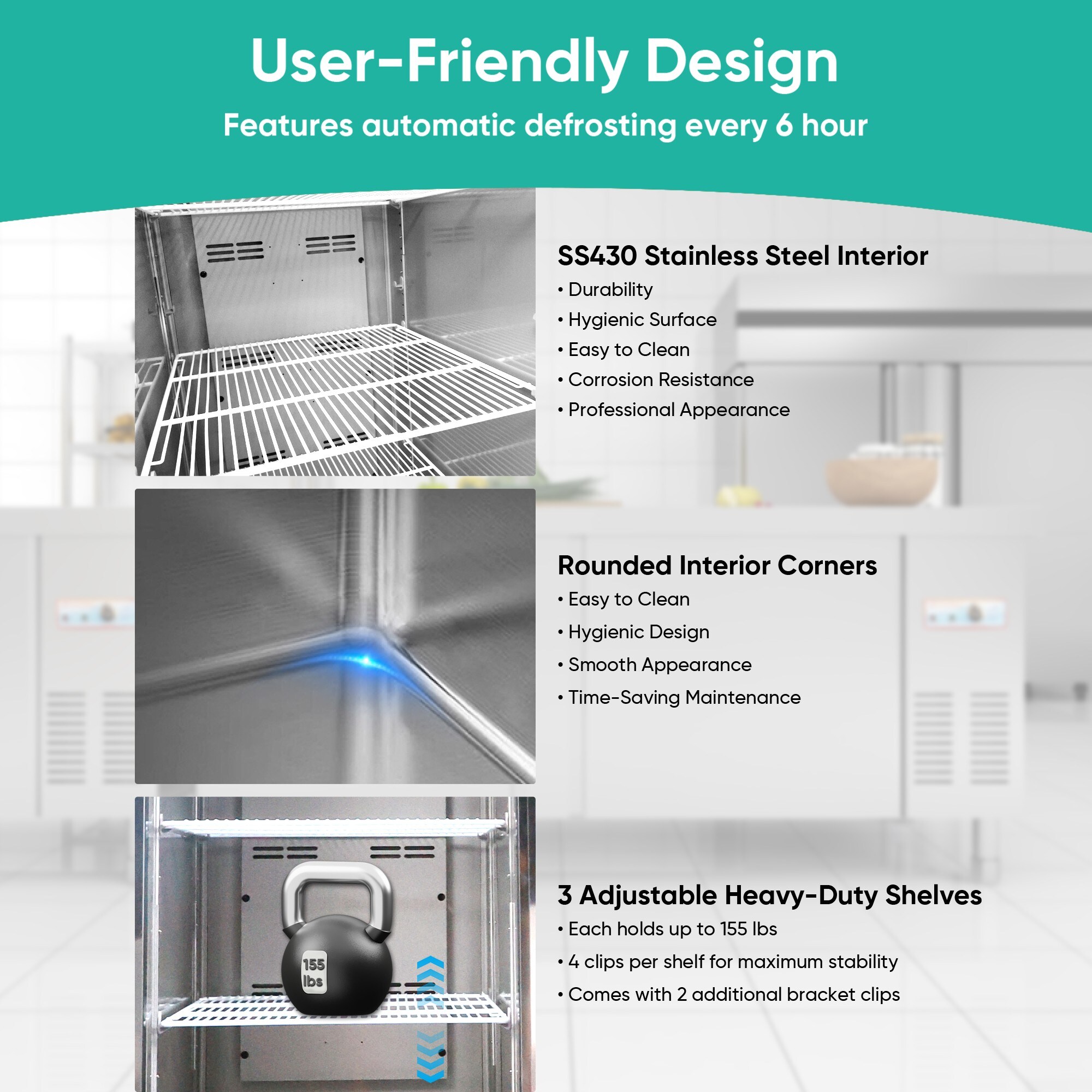 Dexmalle W3629P365420 Commercial-Refrigerators - View #11