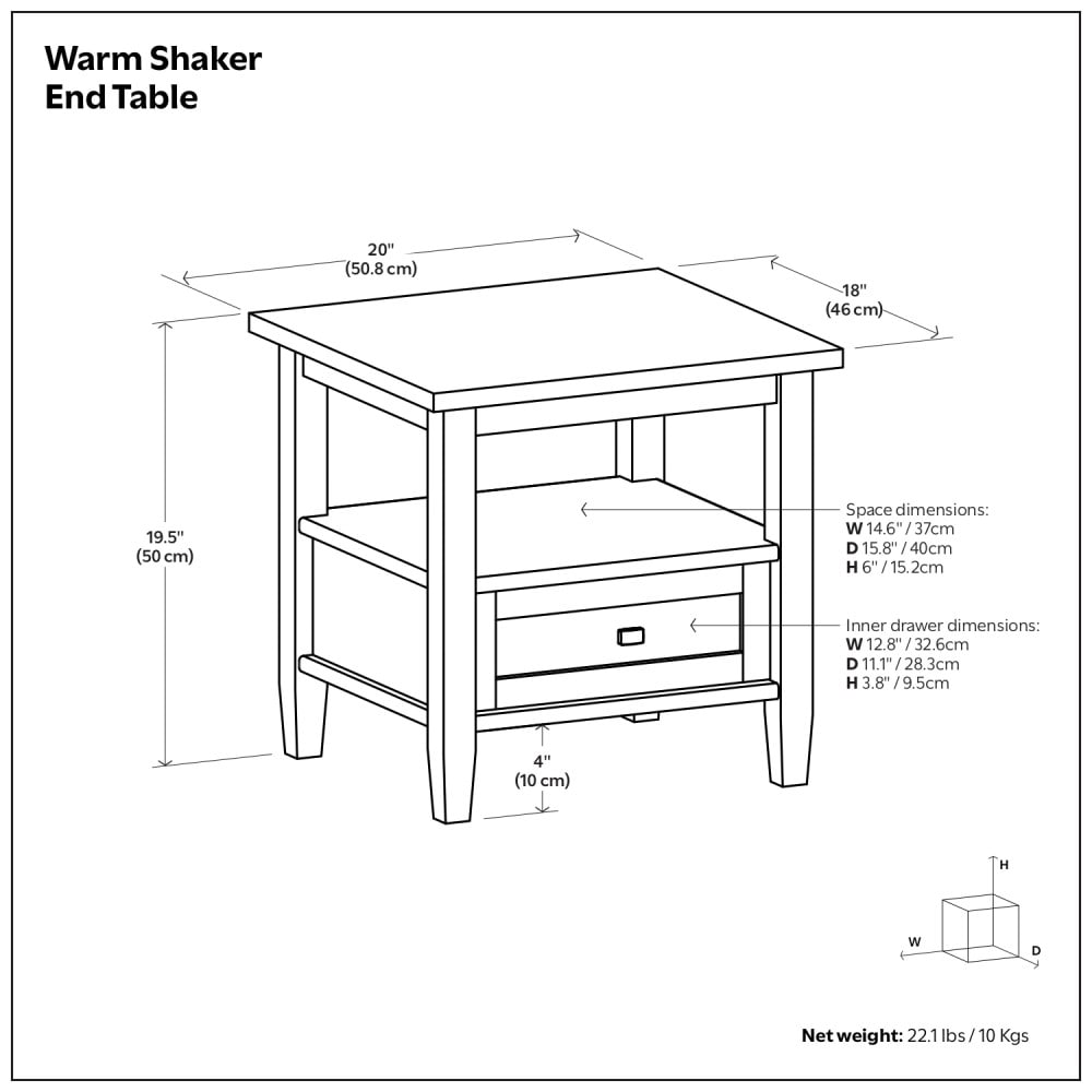 Simpli Home AXWSH002-GR End-Tables - View #11