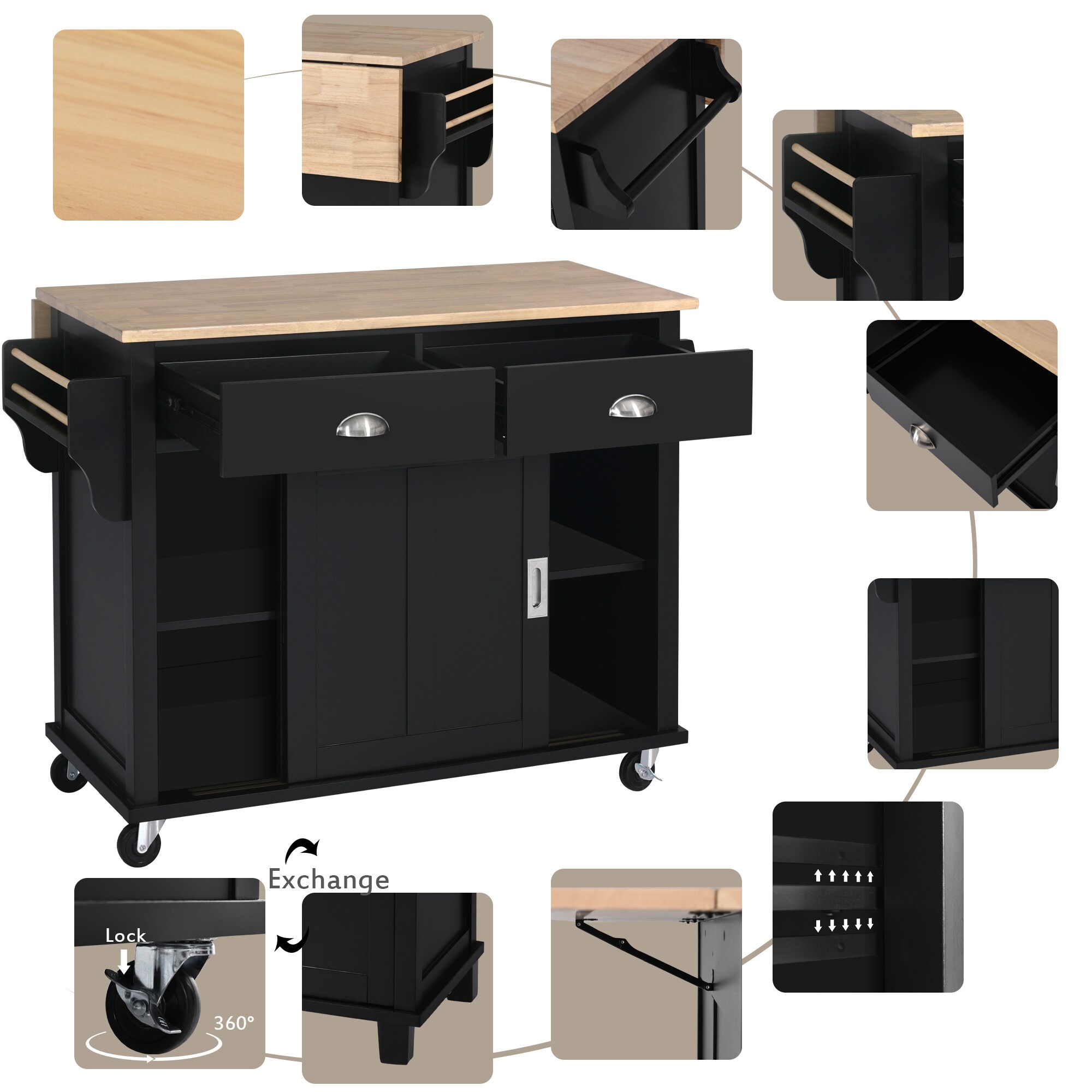 SINOFURN SYB260029BK Kitchen-Furniture - View #3