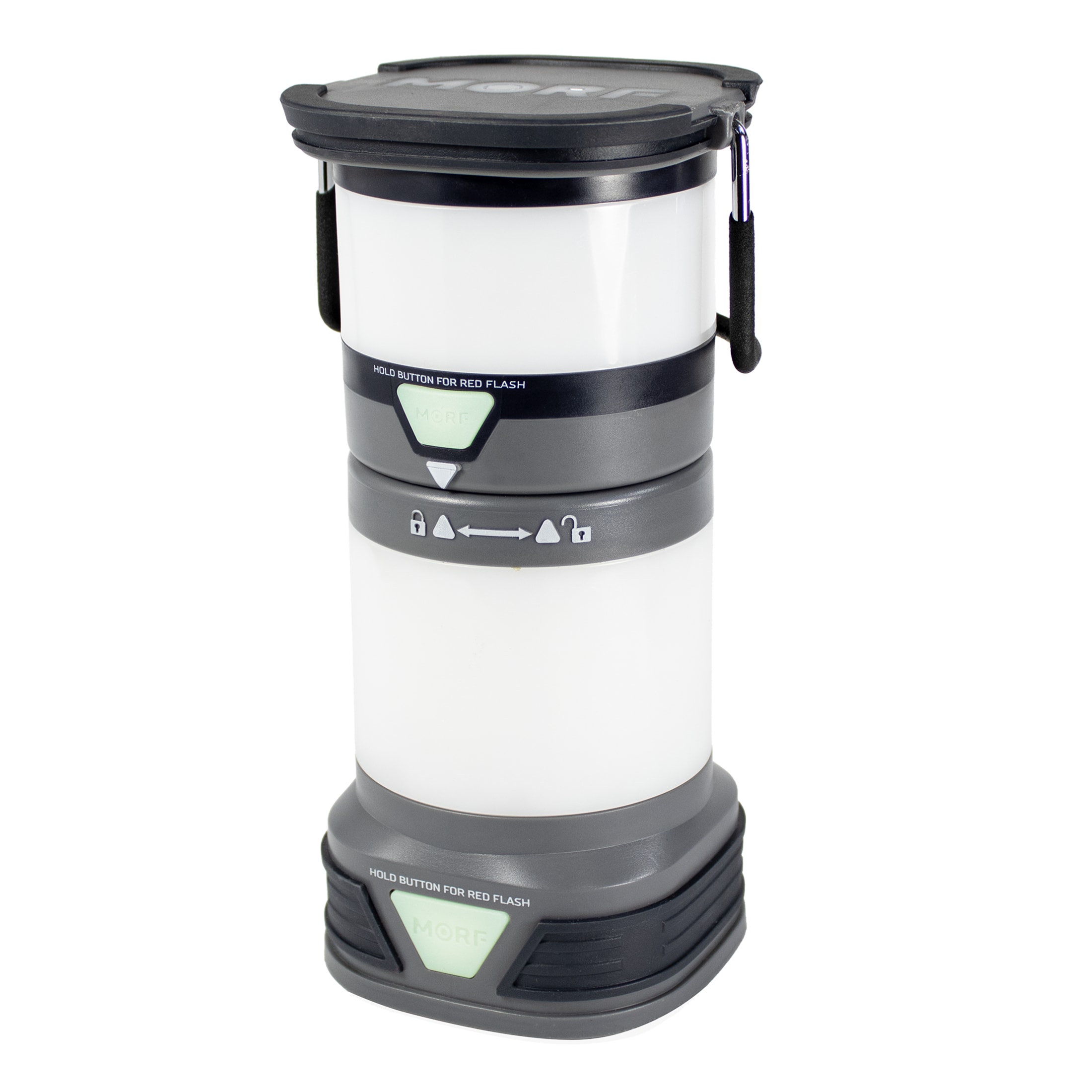 Police Security 98971 MORF 380-Lumens LED Camping Lantern (Rechargeable) with Batteries Included