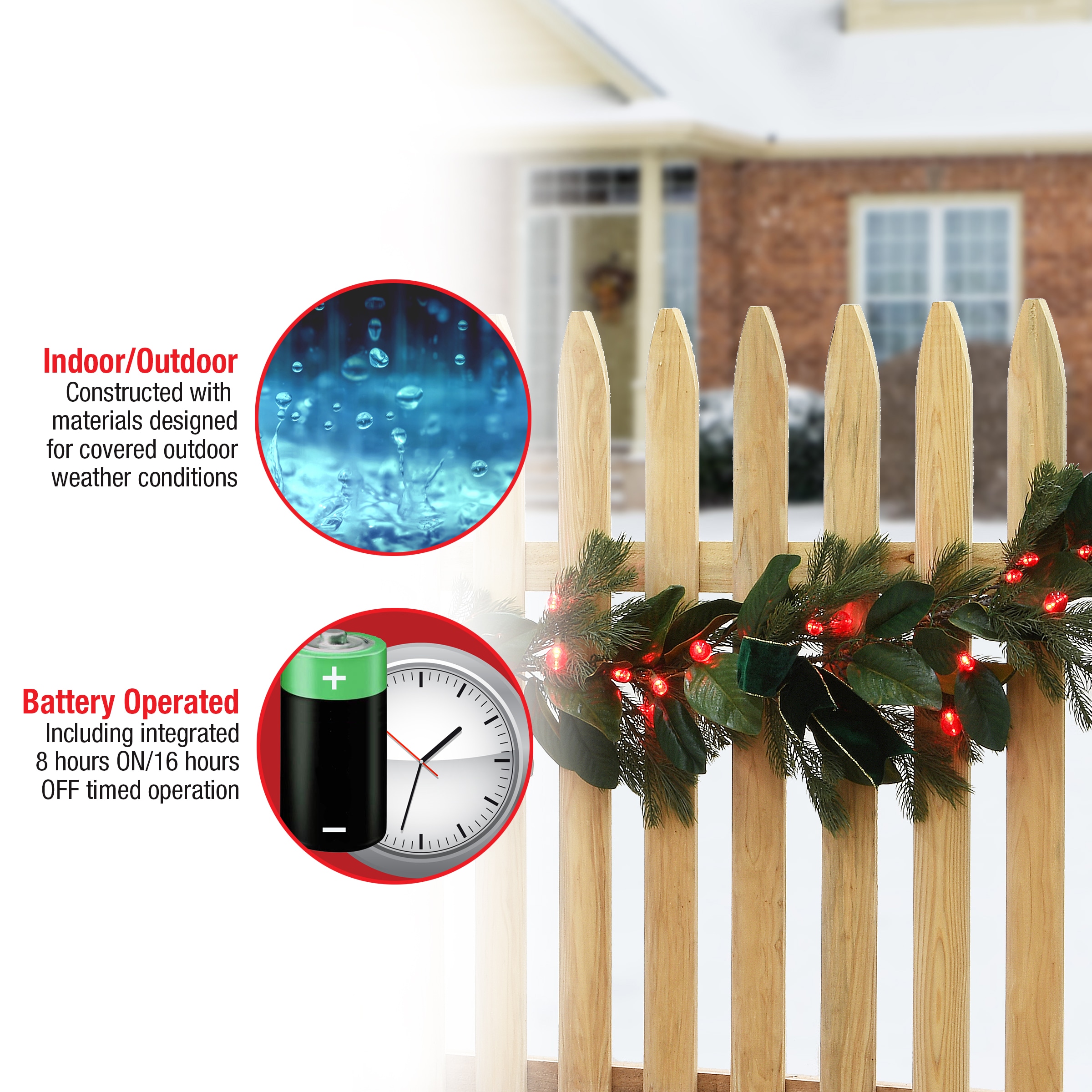 National Tree Company DC13-319L-9A-B Artificial-Christmas-Garland - View #7