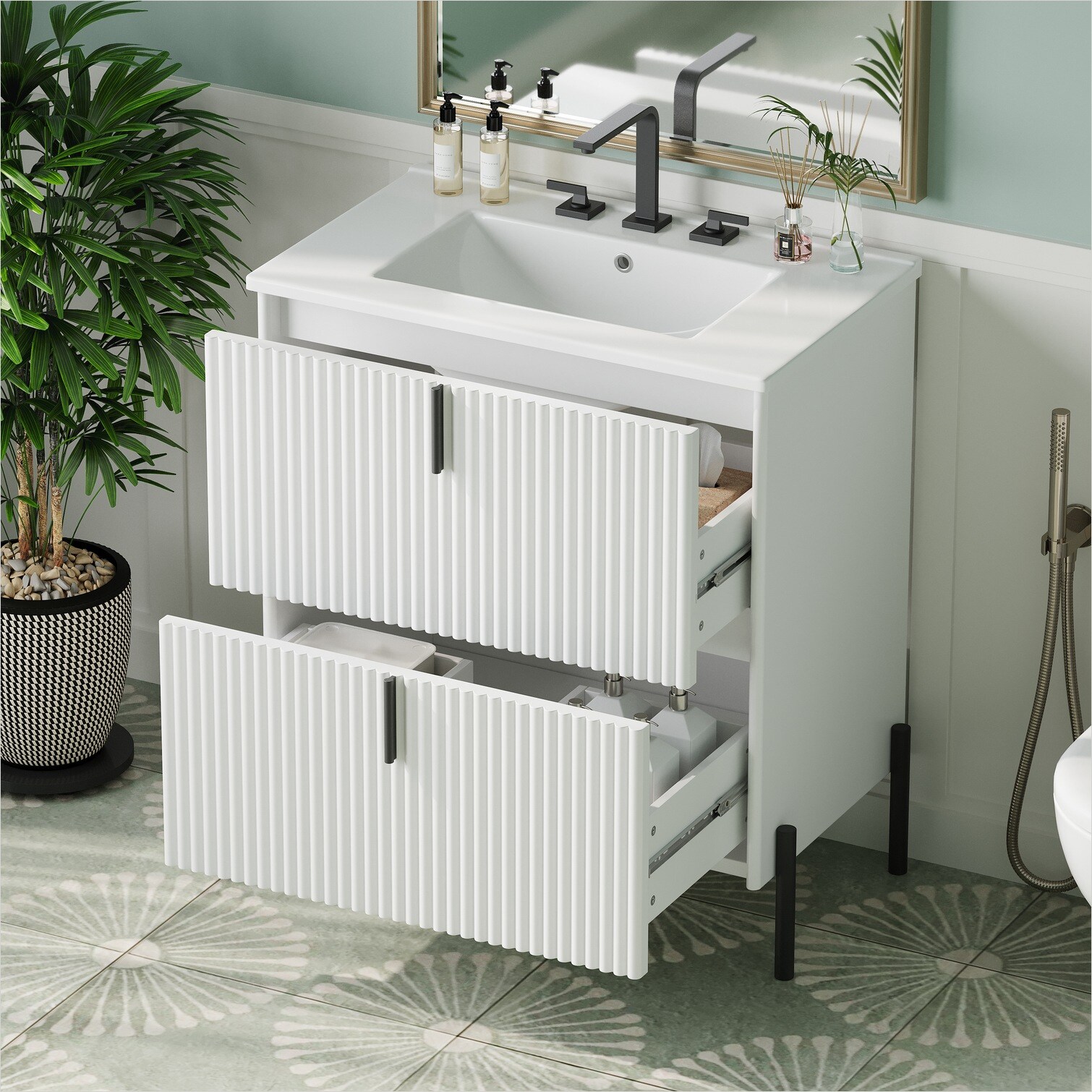 SunJet TO21226MTBMR Bath-Vanity-Combo - View #8