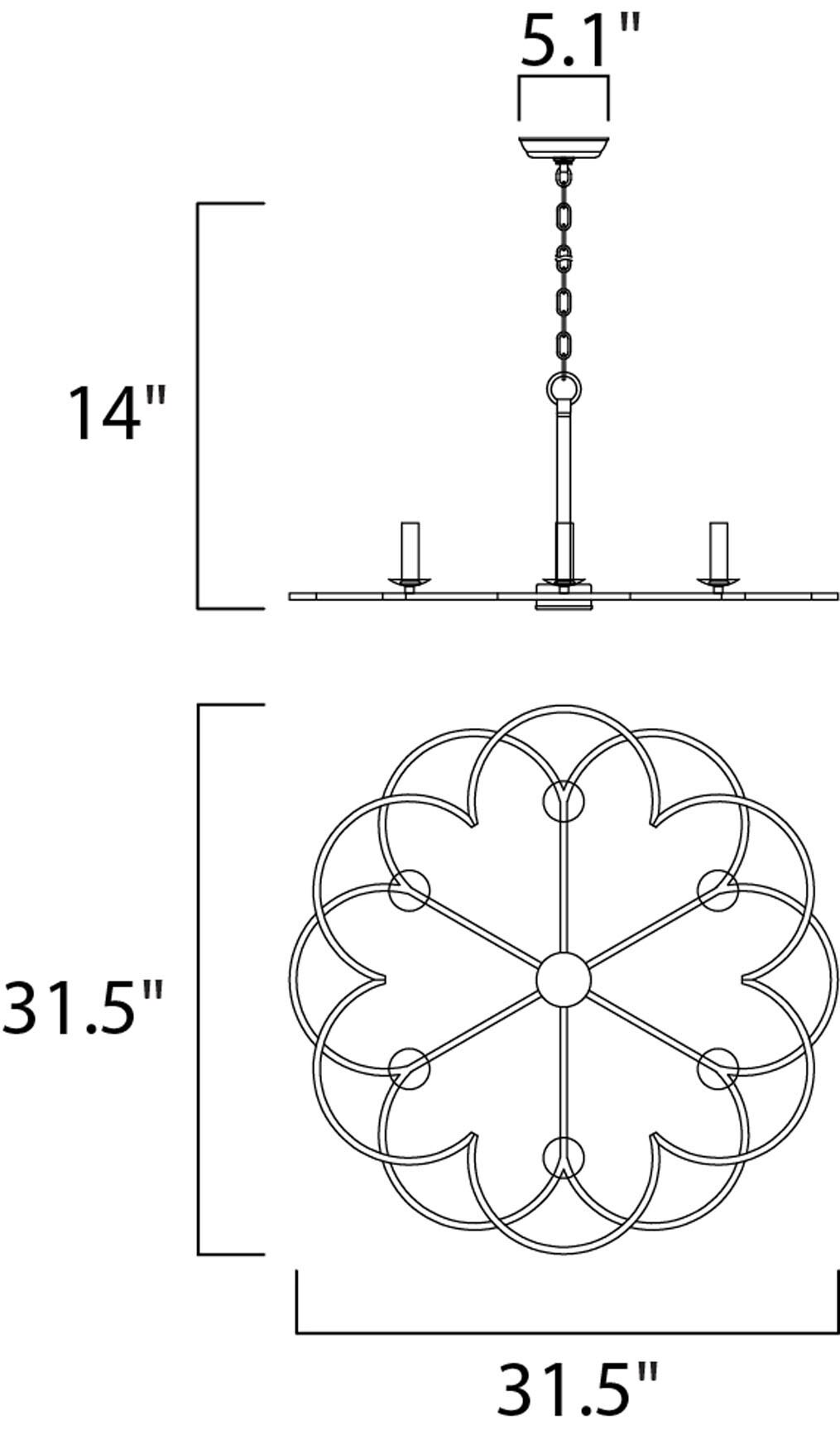 Maxim Lighting 24739BZF b090015 - View #5