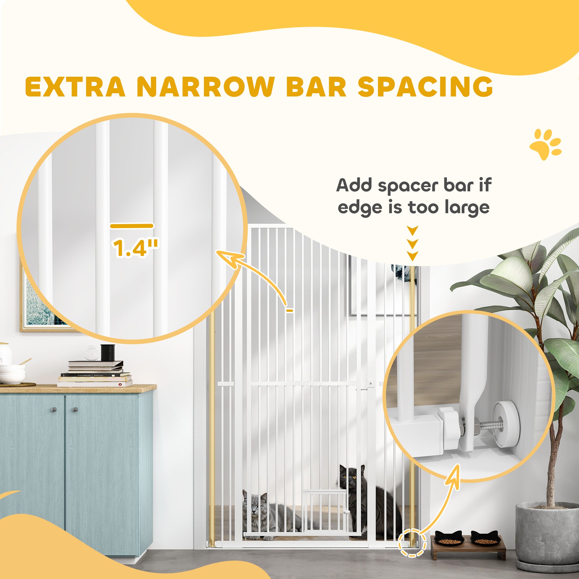 PawHut D06-240V10WT Pet-Doors - View #9