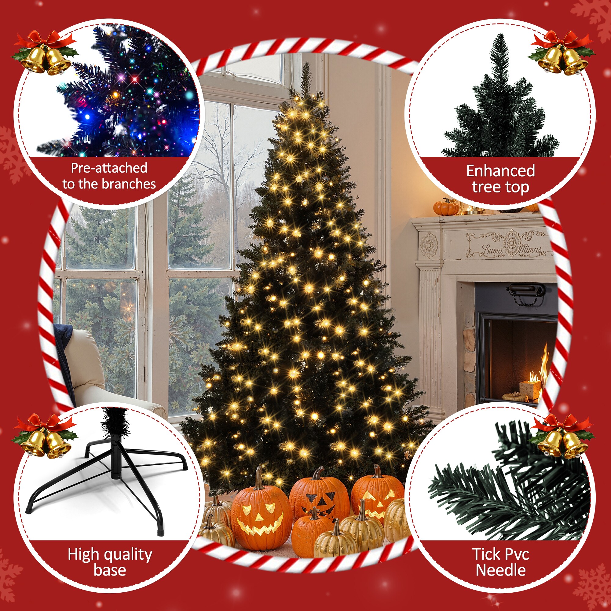 ModernLuxe L3P-N704P326839B Artificial-Christmas-Trees - View #2