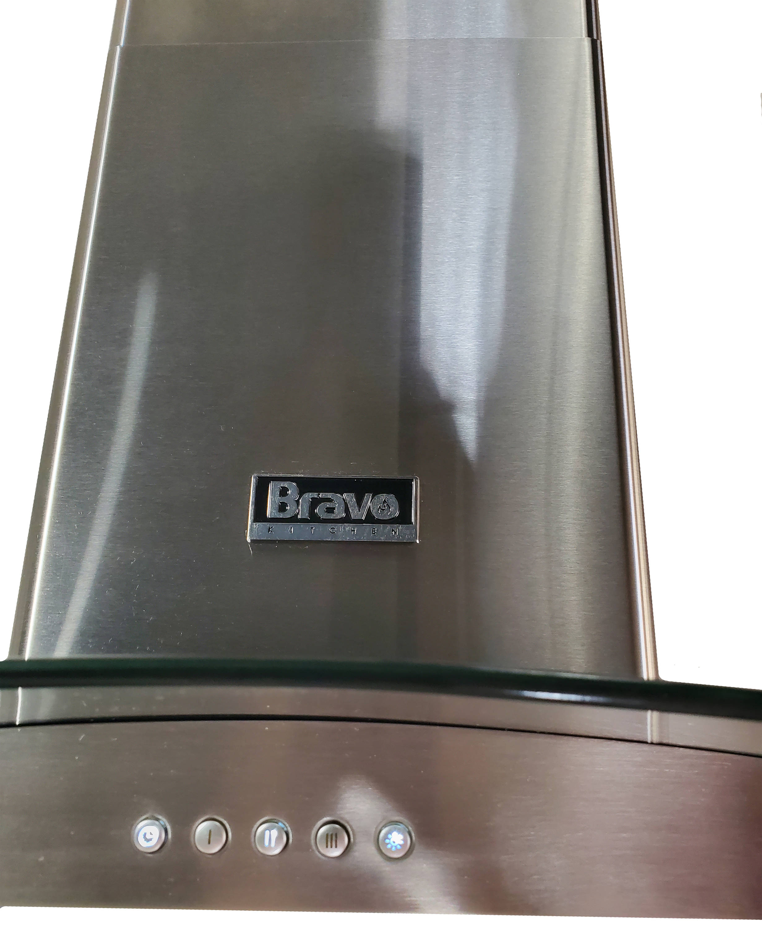 BRAVO KITCHEN 36 In 500 CFM Ducted Stainless Steel Wall Mounted Range   49870844 