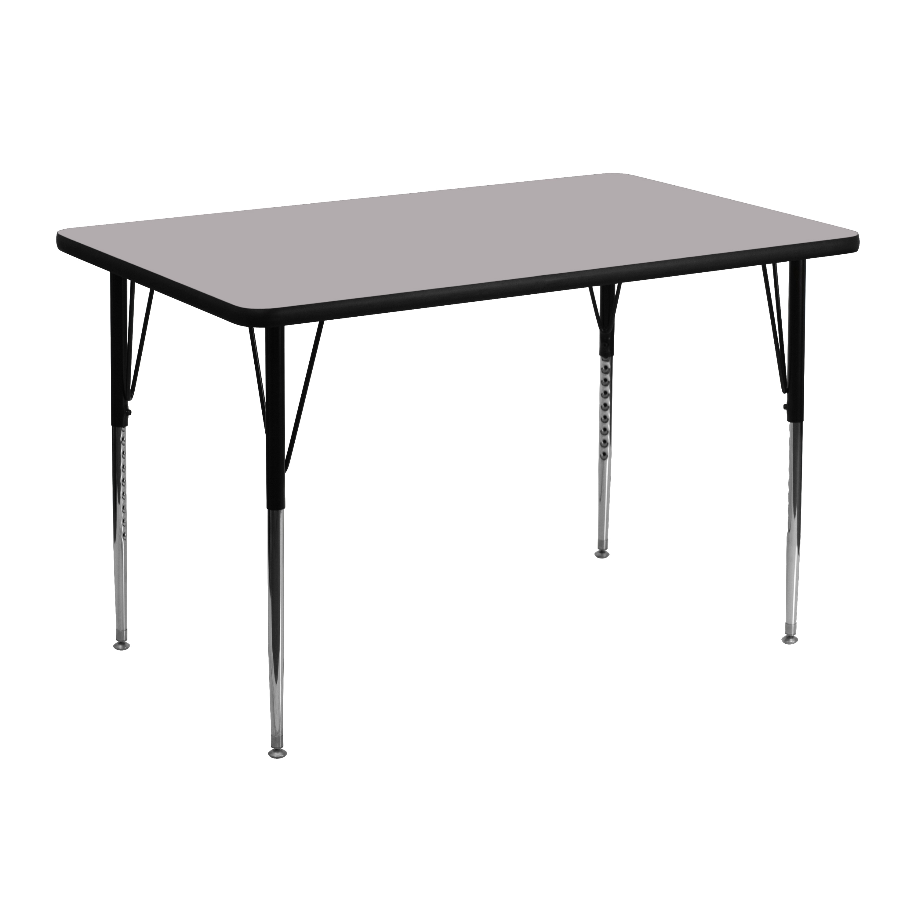 Flash Furniture 847254023078 Gray Rectangular Kid's Play Table