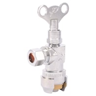 SharkBite 1/2-in Push-to-connect x 3/8-in Od Brass Stop Angle Valve Deals