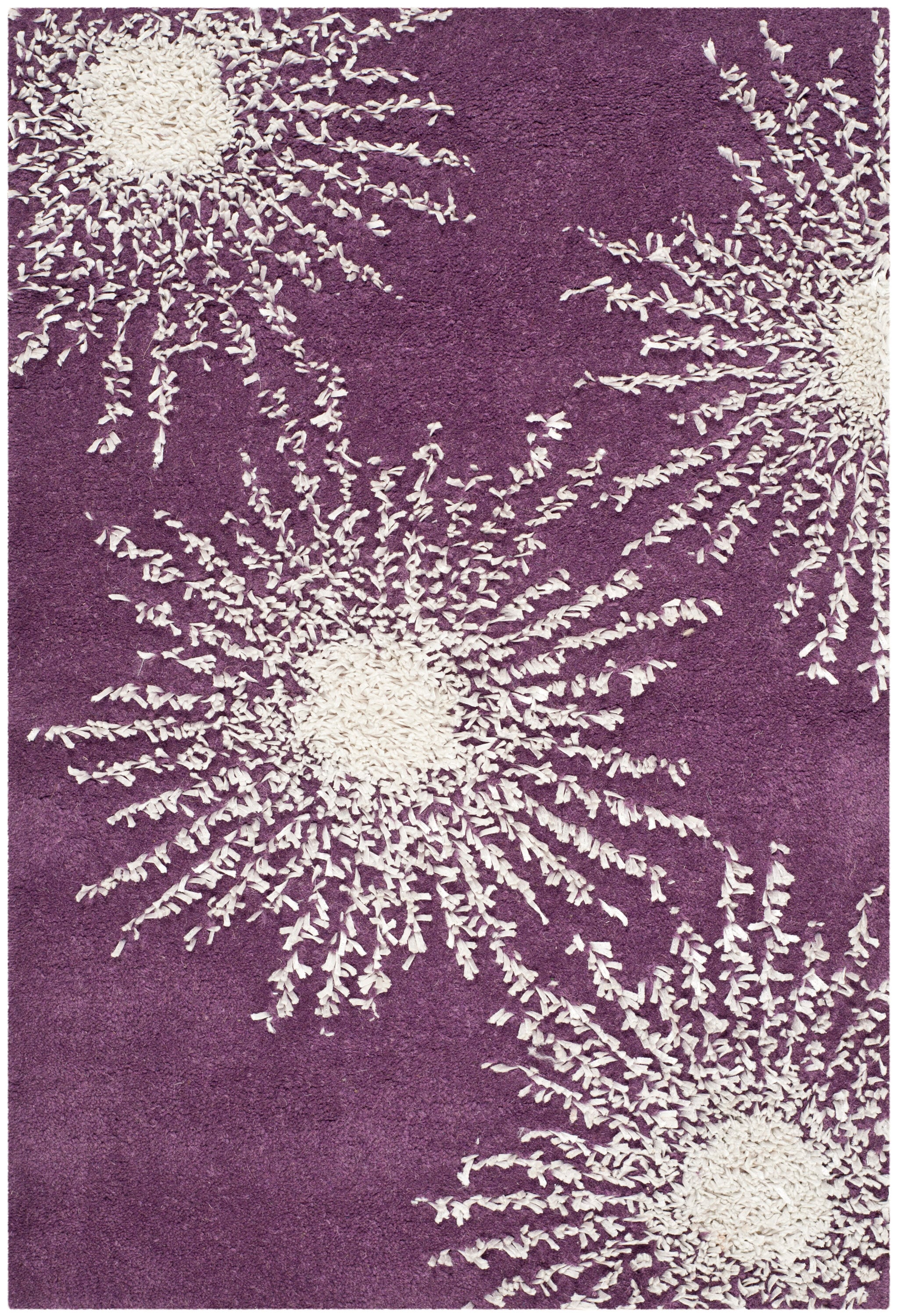 Soho 712P Purple Ivory 2in x 3in Rug