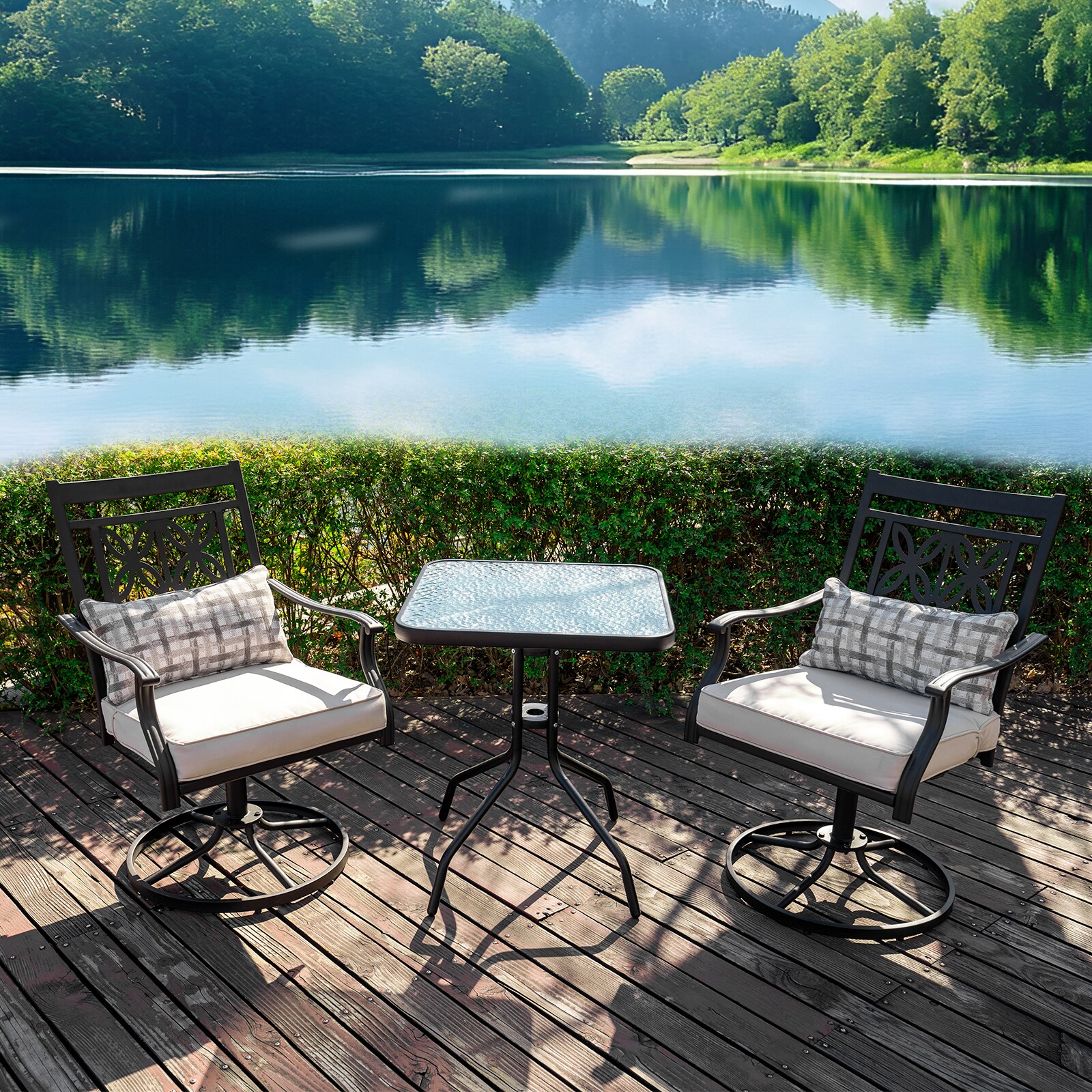 GARSING G-PATTERNSWIVEL-1 Patio-Chairs - View #6