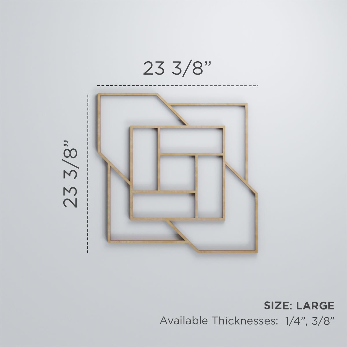 Ekena Millwork WALW24X24X0375LLDWA Wall-Panels - View #3