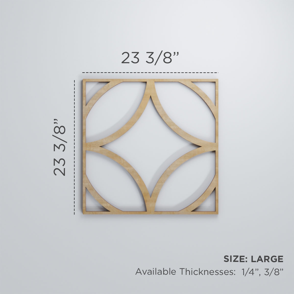Ekena Millwork WALW24X24X0250CROWA Wall-Panels - View #3