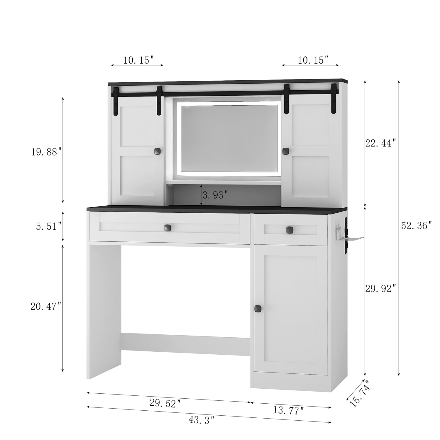 GZMR GR-W331331 Bedroom-Vanities - View #11