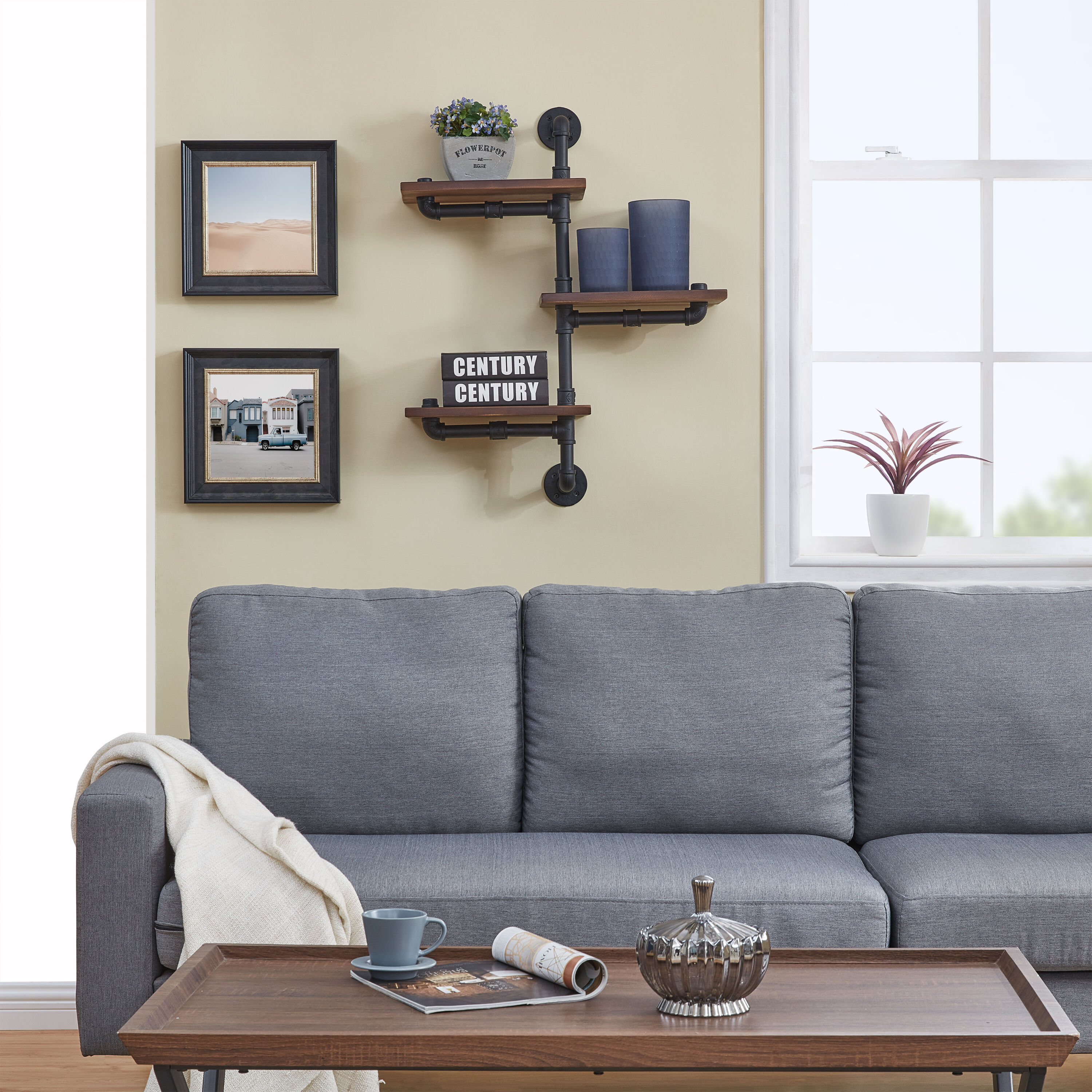 Danya B. GH120 Wall-Mounted-Shelving - View #4