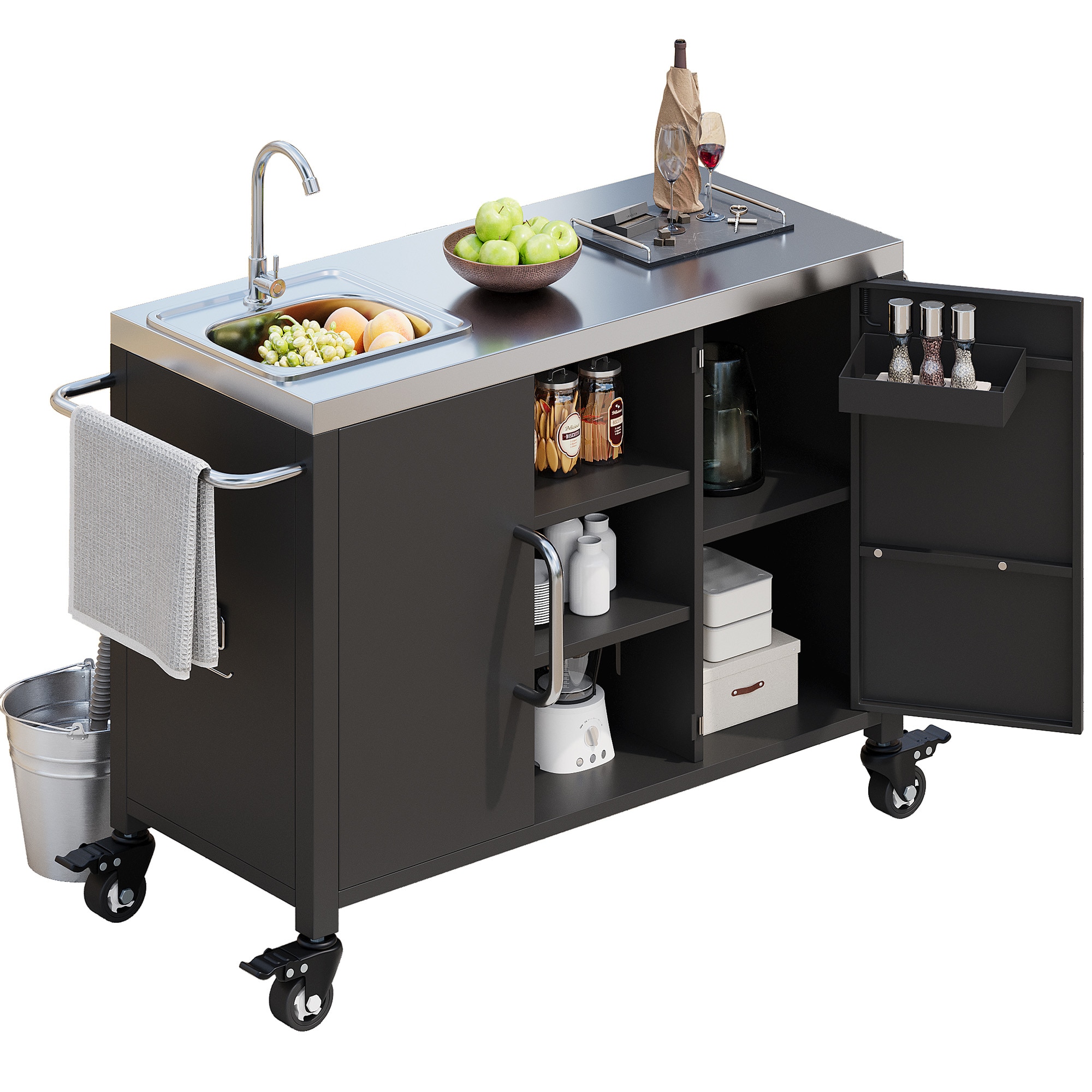 Siavonce XH270780B Grill-Carts-Grill-Stands - View #13