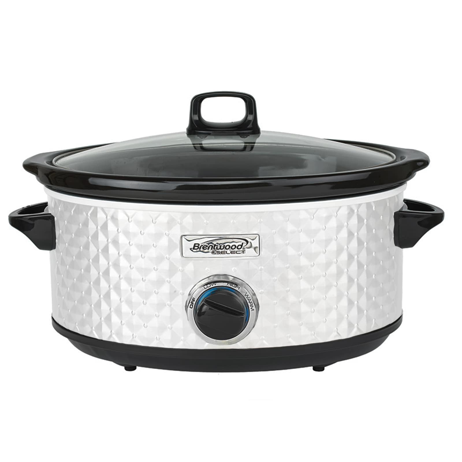 Brentwood 962109859M  Select 7 Quart Slow Cooker in White