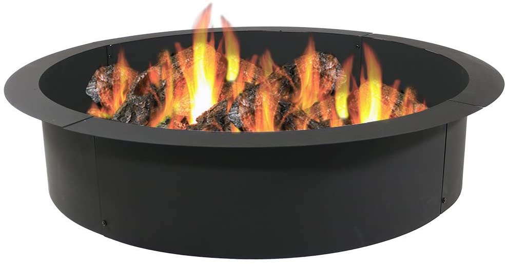 Sunnydaze Decor 39 Sq In Fire Rings, 60 Inch Fire Pit Ring Insert