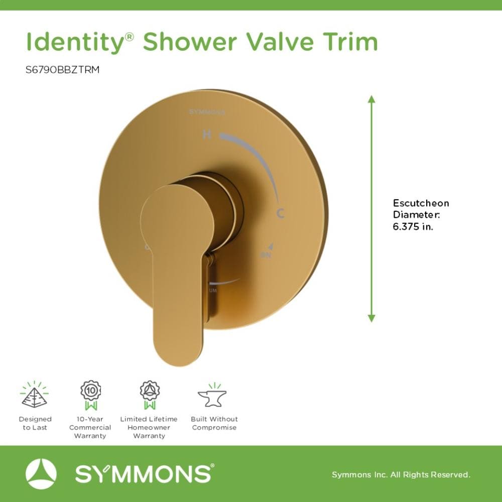 Symmons S6790BBZTRM Shower-Handles - View #2