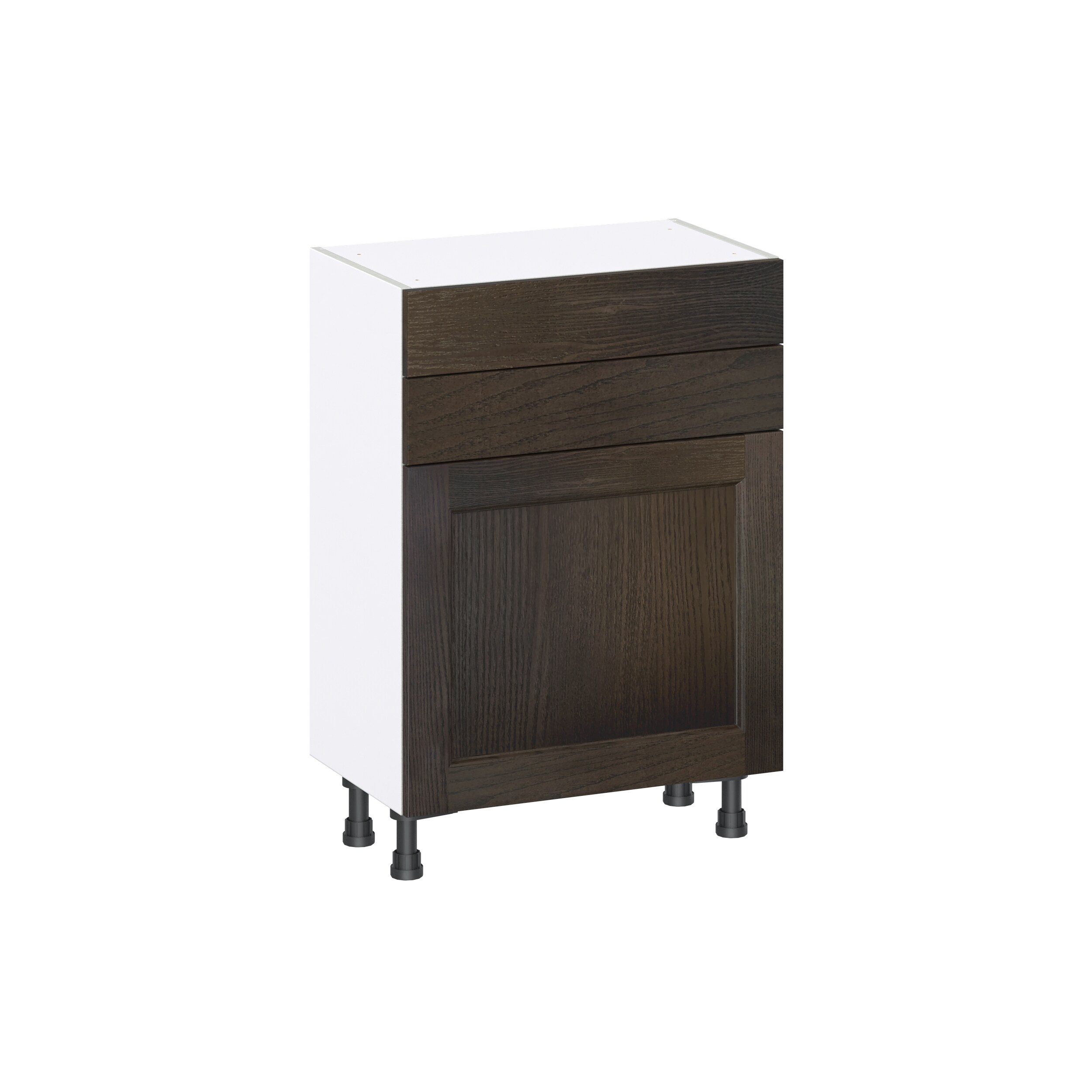 Hugo&Borg Montclaire 24-in W x 34.5-in H x 14-in D Wood 1-Drawer Base Fully Assembled Cabinet (Recessed Panel Shaker Style)