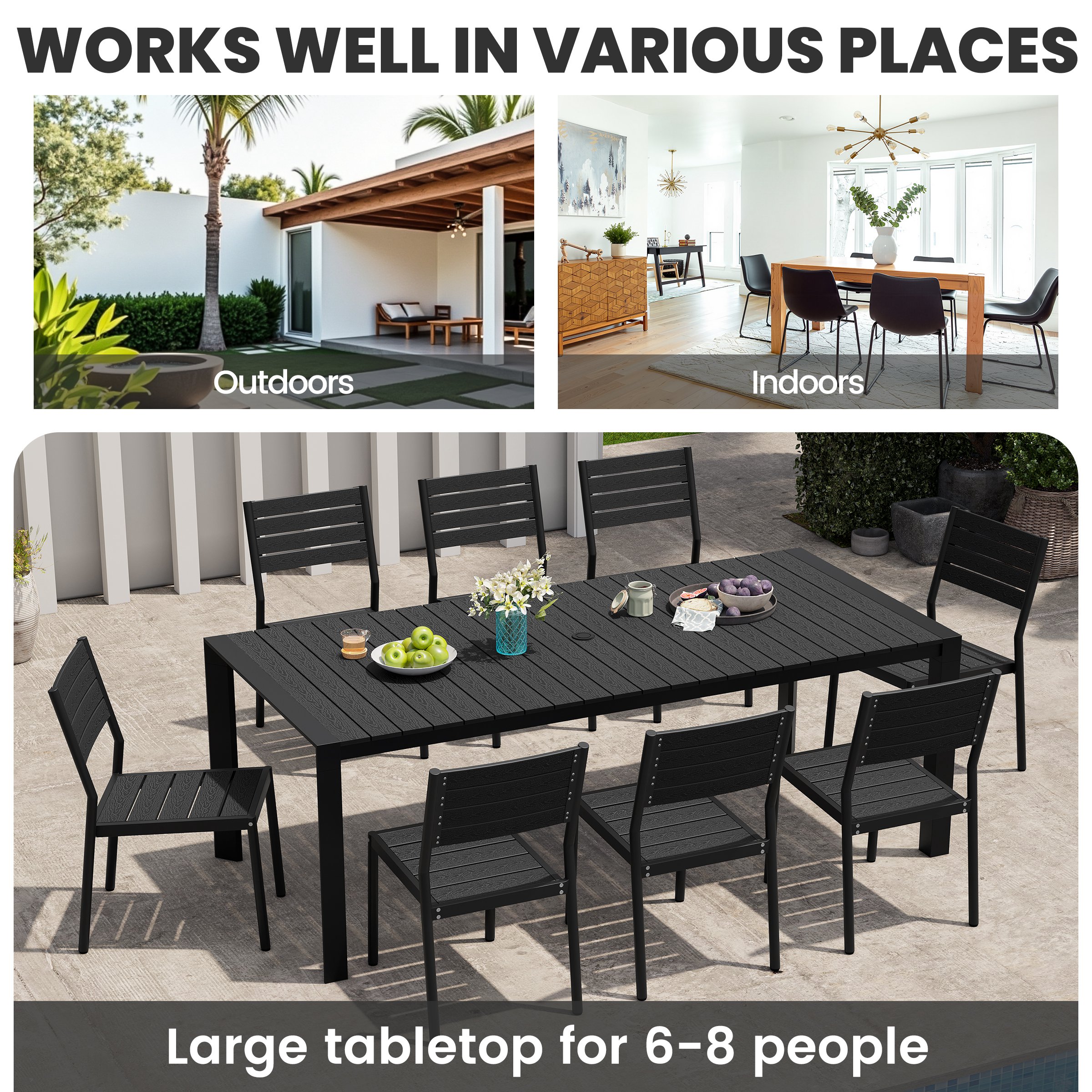 Crestlive Products CL-TD6237BLK210-9 Patio-Dining-Sets - View #4