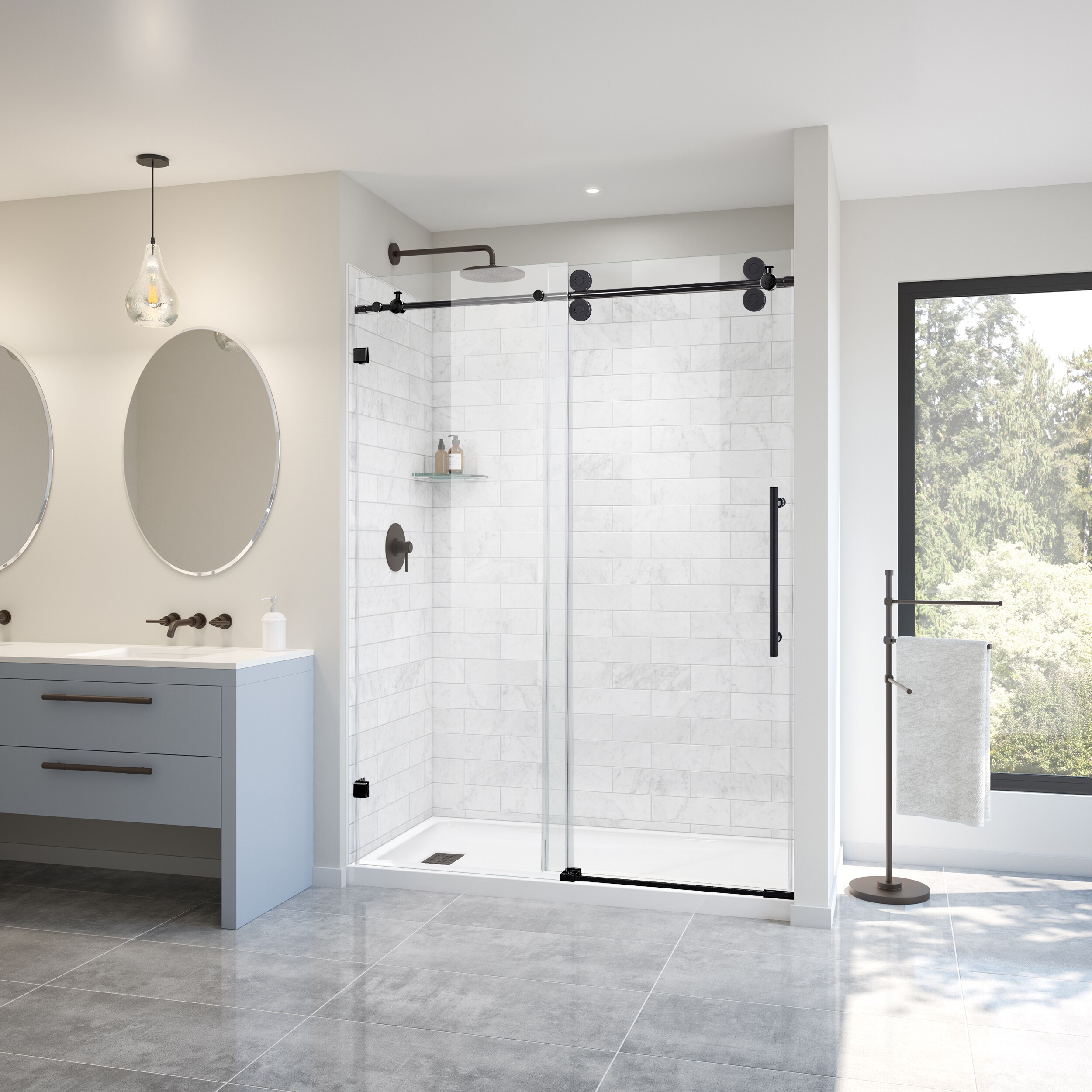 Forclover ALDM-07BK Shower-Doors - View #3