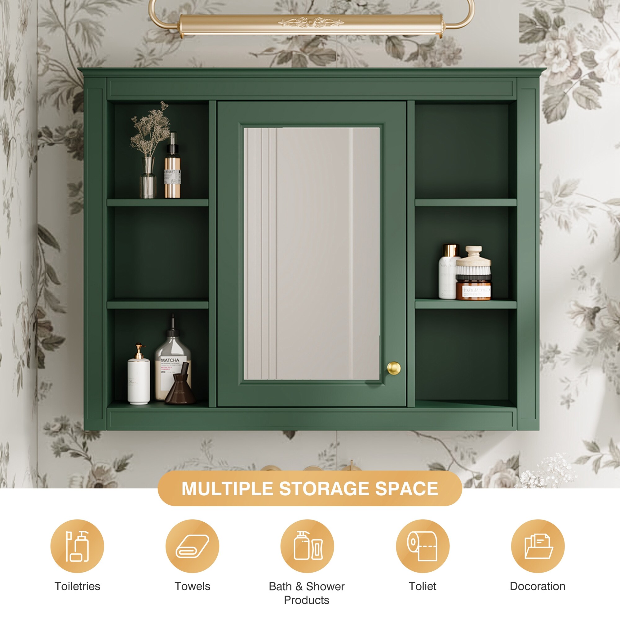 Forclover CM-WF322917AAF Bathroom-Medicine-Cabinets - View #4