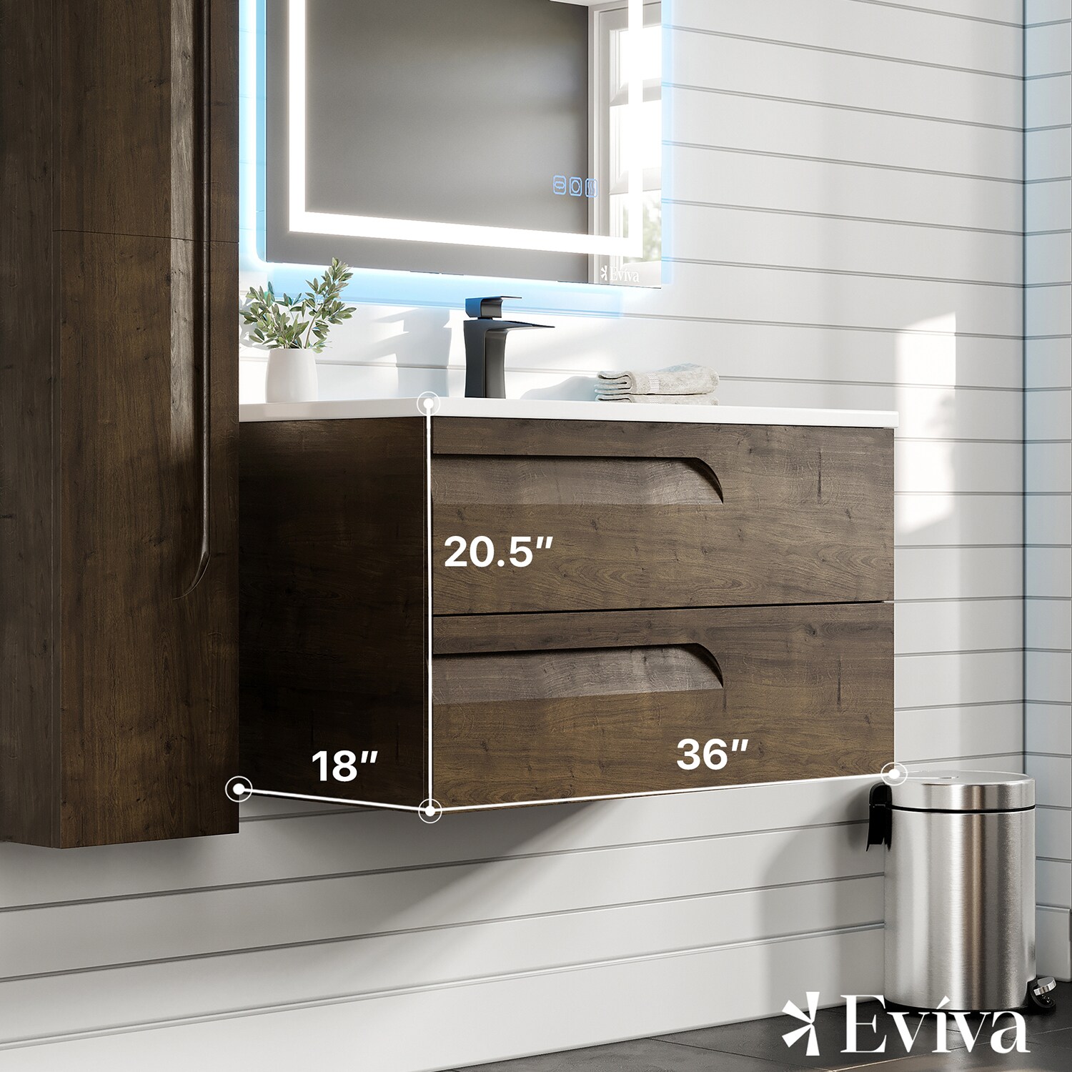 Eviva EVVN23-36RW-WMN Bath-Vanity-Combo - View #2