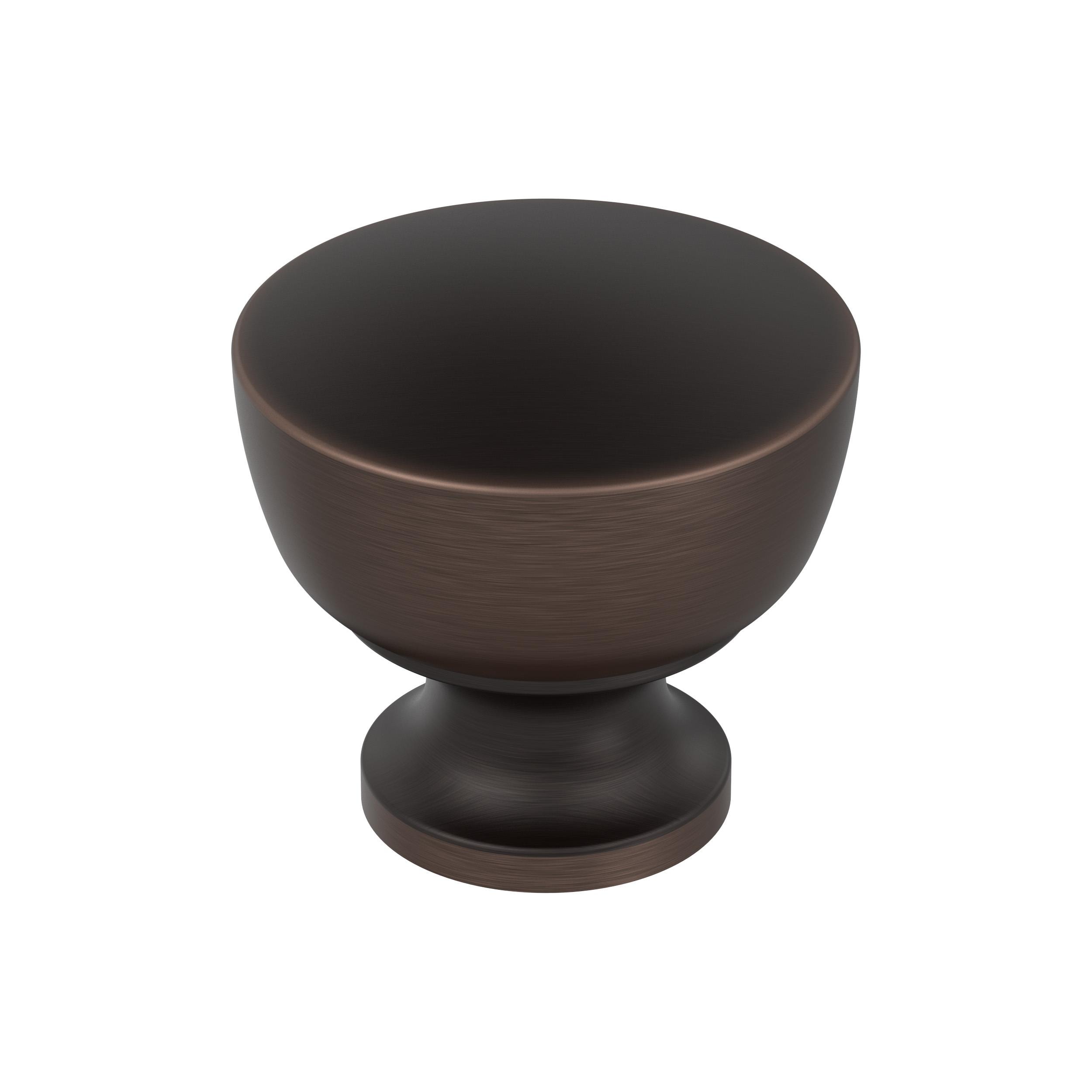 Amerock BP37022ORB Chalice 1-1/4-in Oil-Rubbed Bronze Round Transitional Cabinet Knob