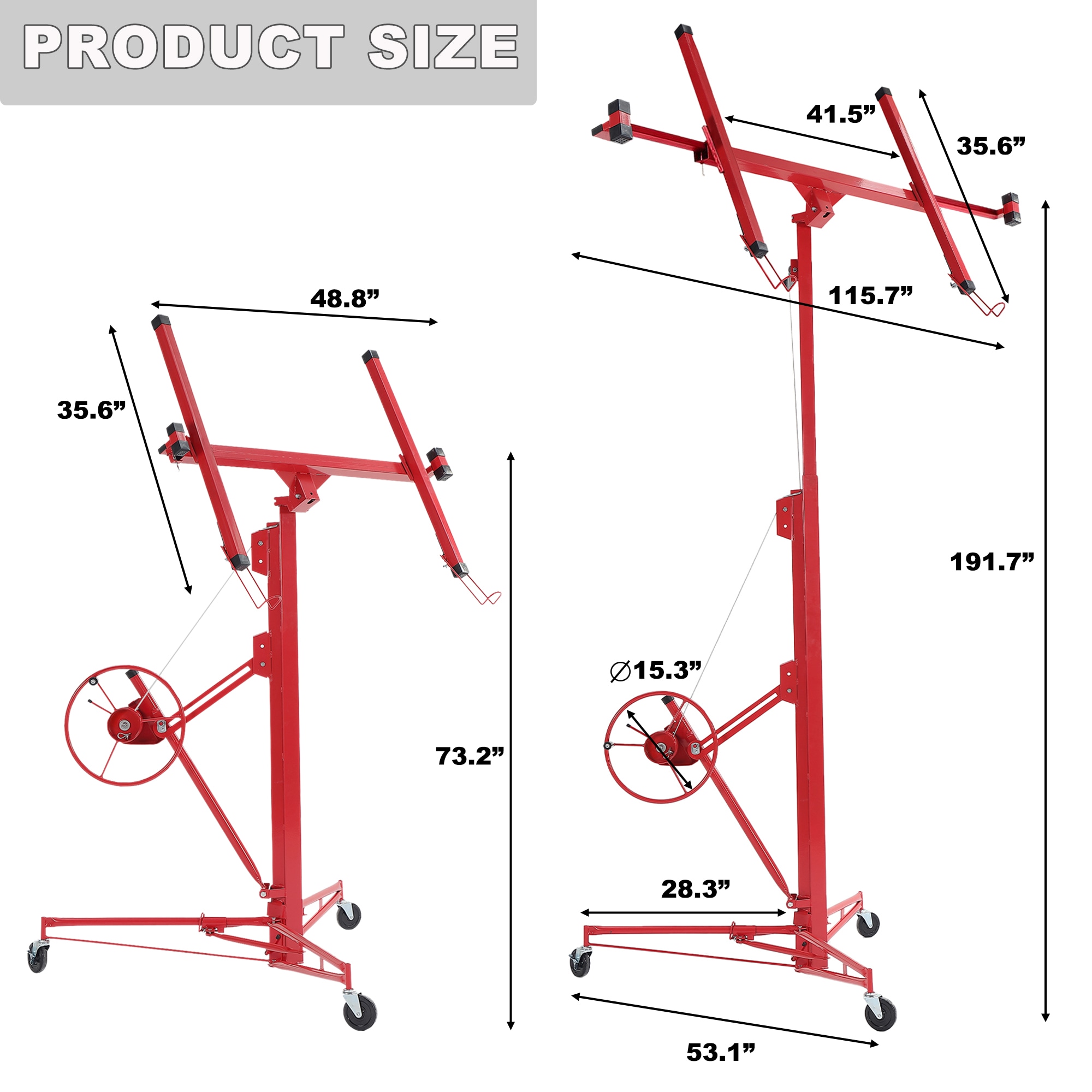 Maocao Hoom JL5141370 Drywall-Panel-Carriers - View #2