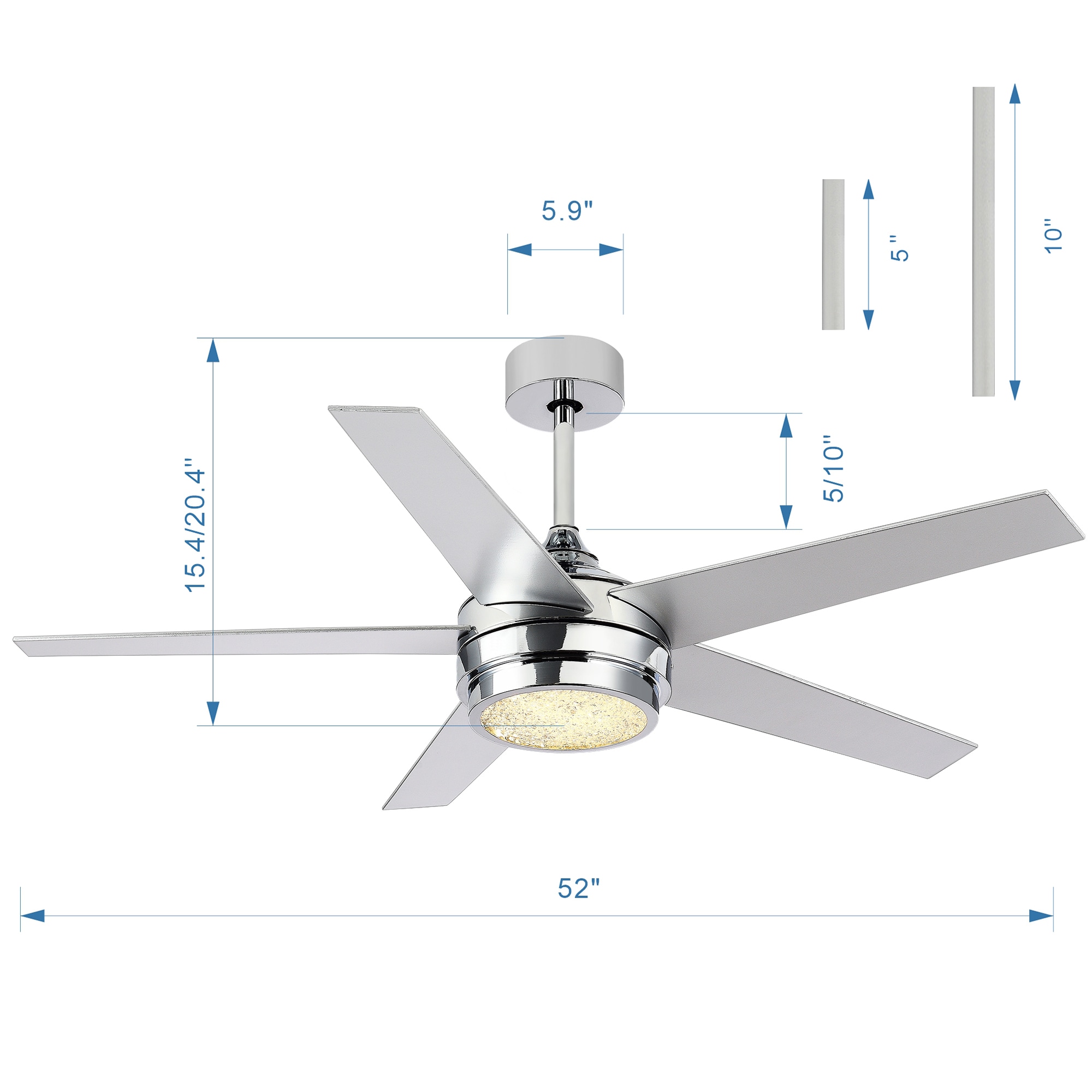 Breezary 23041-CH Ceiling-Fans - View #11