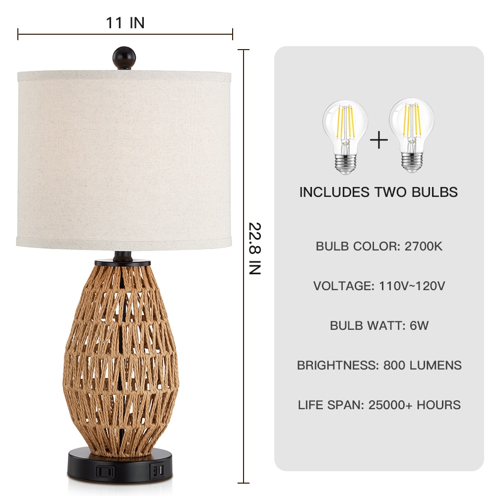 UrFurnishings TD-73 Table-Lamps - View #3