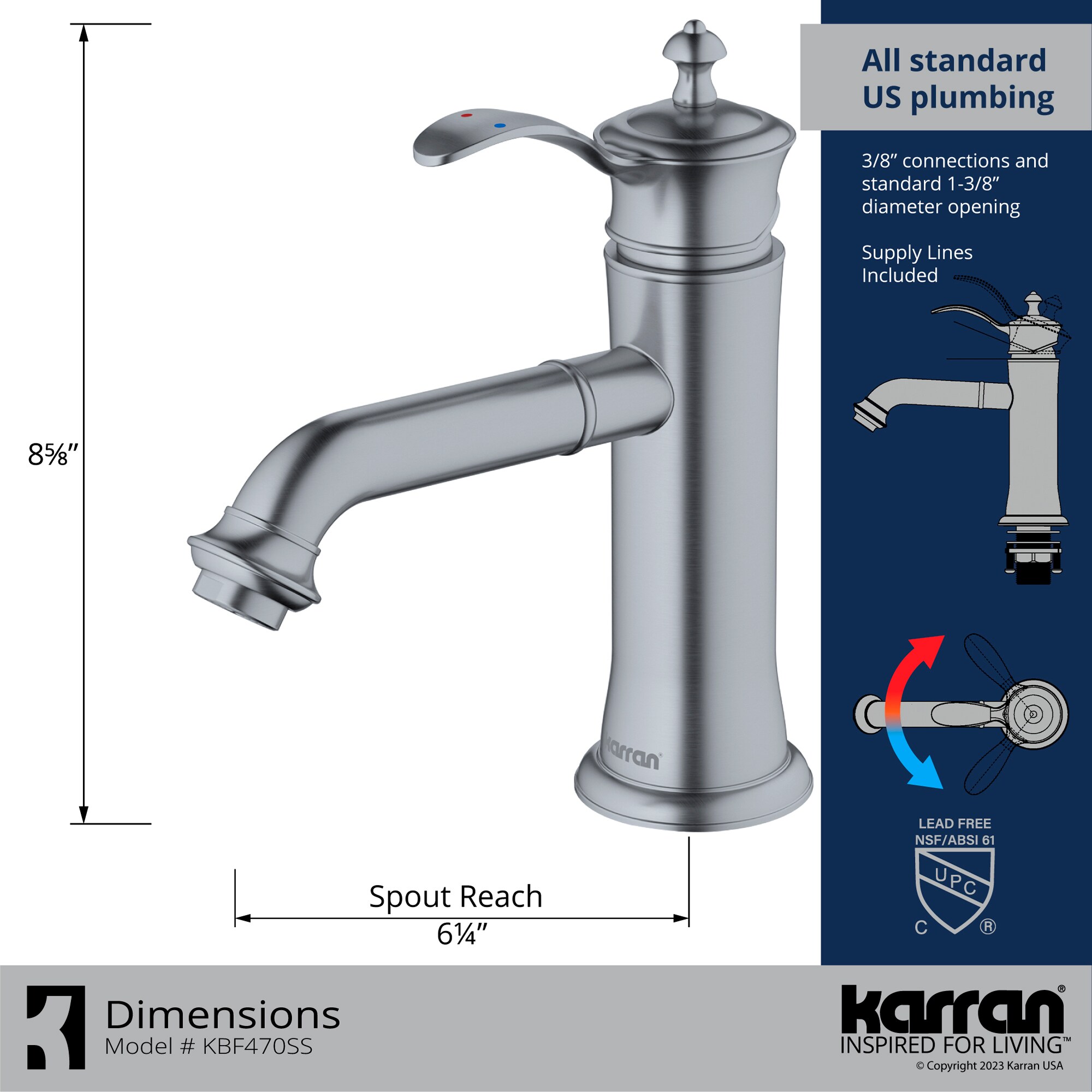 Karran KBF470SS Lavatory-Faucets - View #5