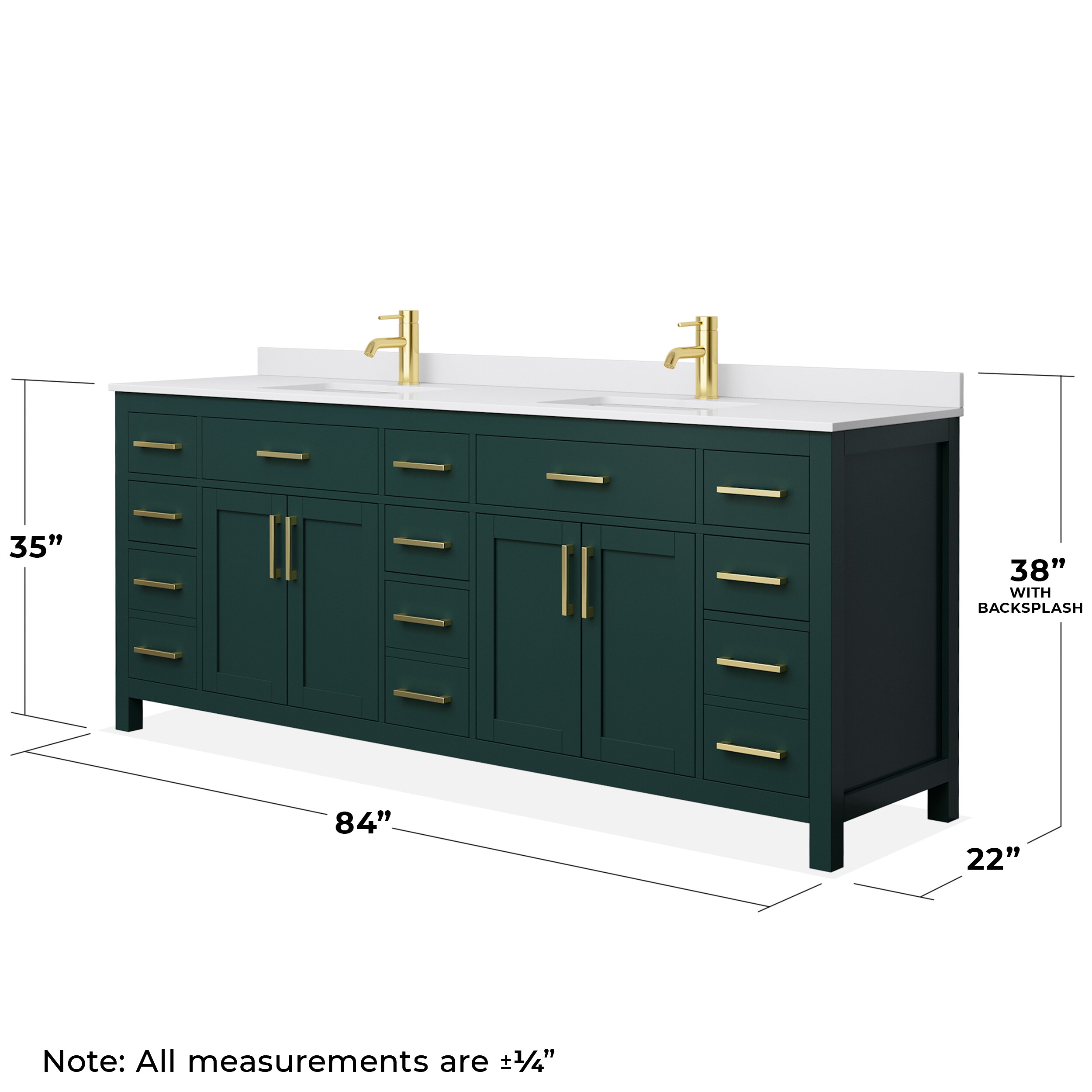Wyndham Collection WCG242484DGDWCUNSMXX Bath-Vanity-Combo - View #5
