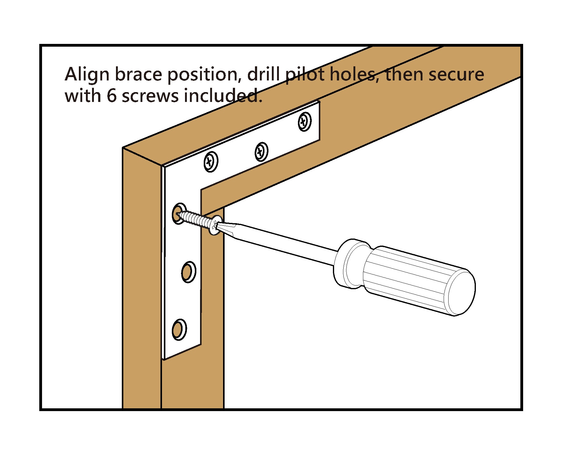 RELIABILT 22518ZCLLG Mending-Plates-Brackets-Braces - View #2