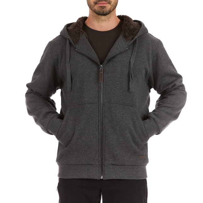 Smith's Workwear Men's X-Large Fleece Jacket with Ultra Soft Sherpa ...