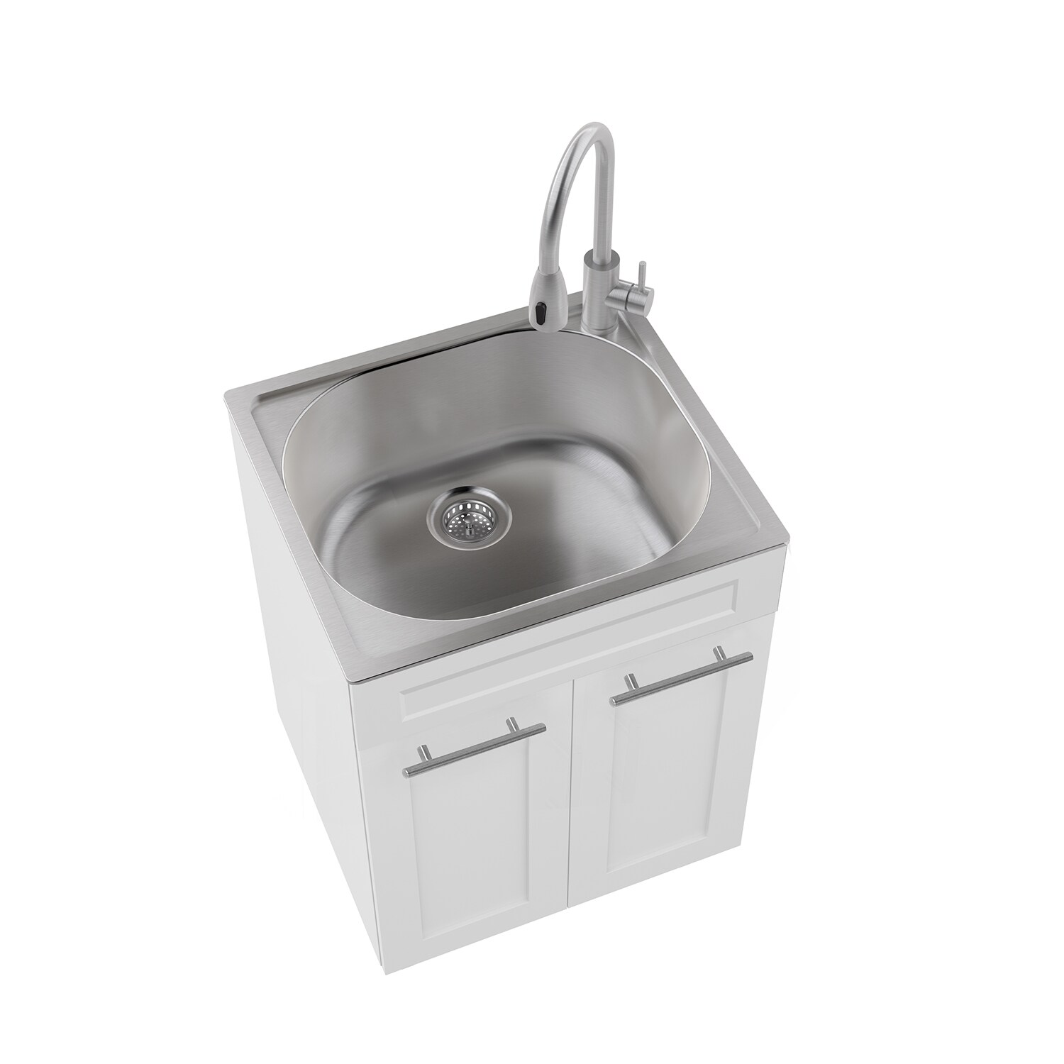 RuggedTub CABWSK-SS-GN-24W Laundry-Tubs-Utility-Sinks - View #2