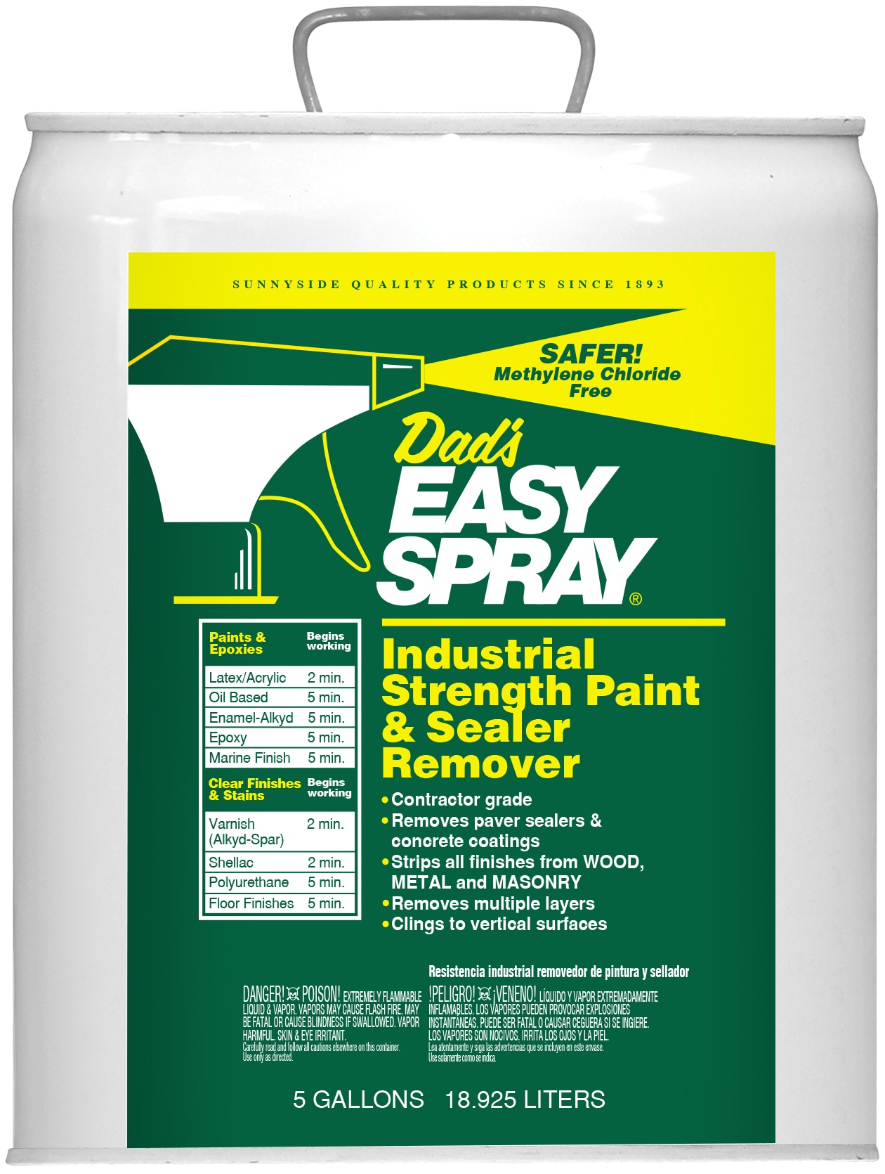 Sunnyside 5-Gallon Extra-strength Paint Remover (Gel) in the Paint Strippers  & Removers department at