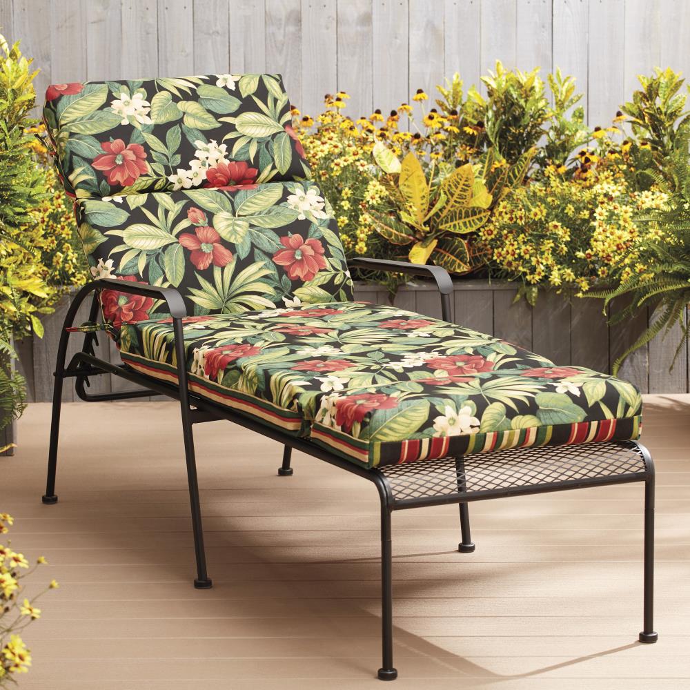 Garden treasures outlet chaise lounge cushions