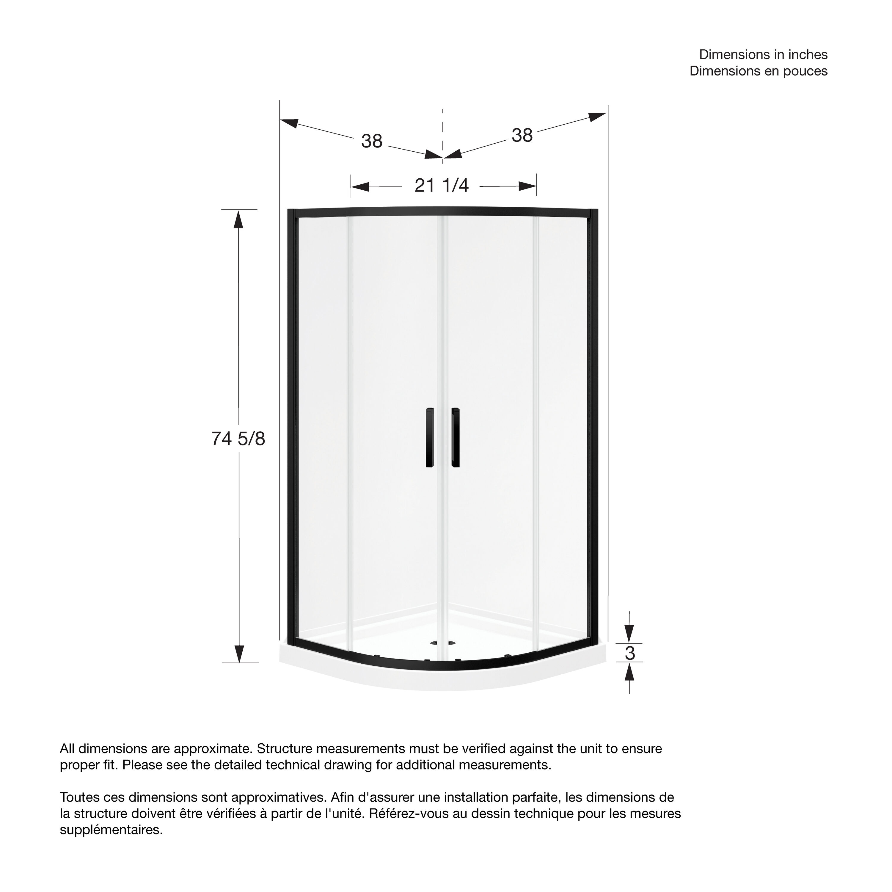 MAAX 300021-900-340-000 Alcove-Shower-Kit - View #4