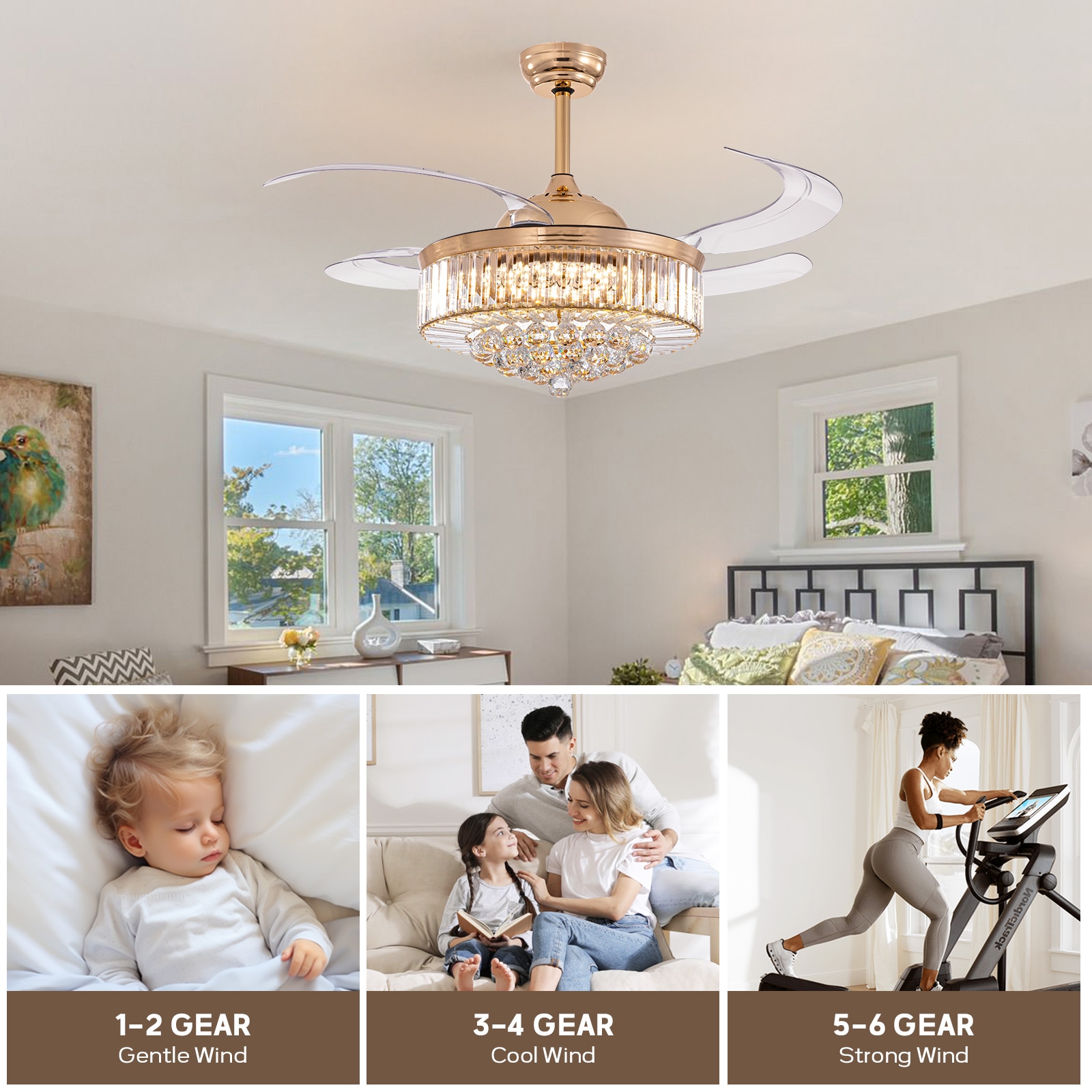 SILJOY LL-8111-48G Ceiling-Fans - View #2