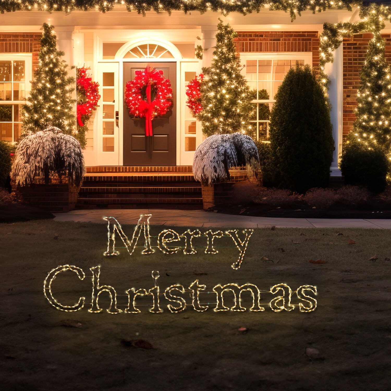 Fraser Hill Farm FFCHLED240-MC0-WT Outdoor-Christmas-Decor - View #11