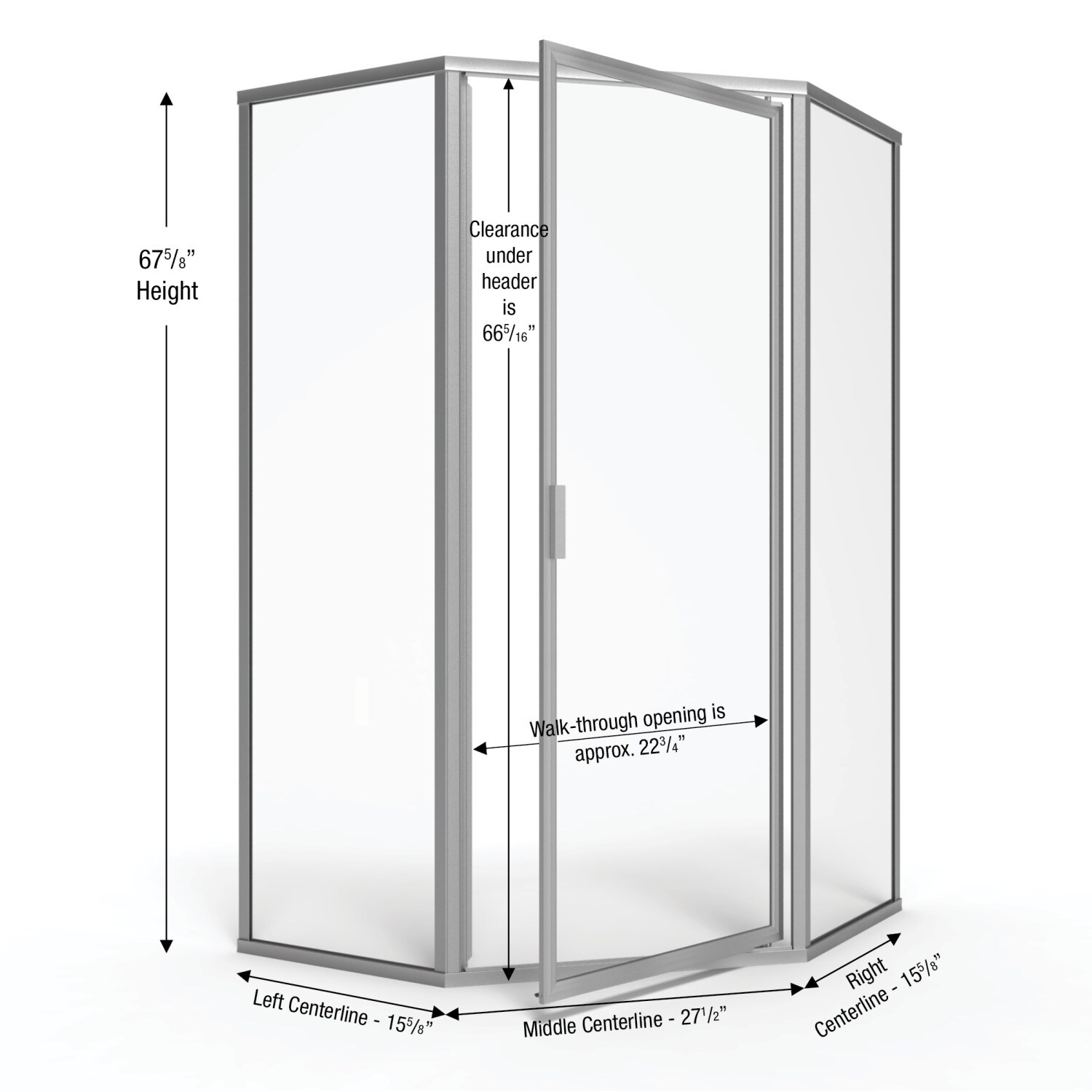 Basco DLXH60A1567OBBN Shower-Doors - View #2