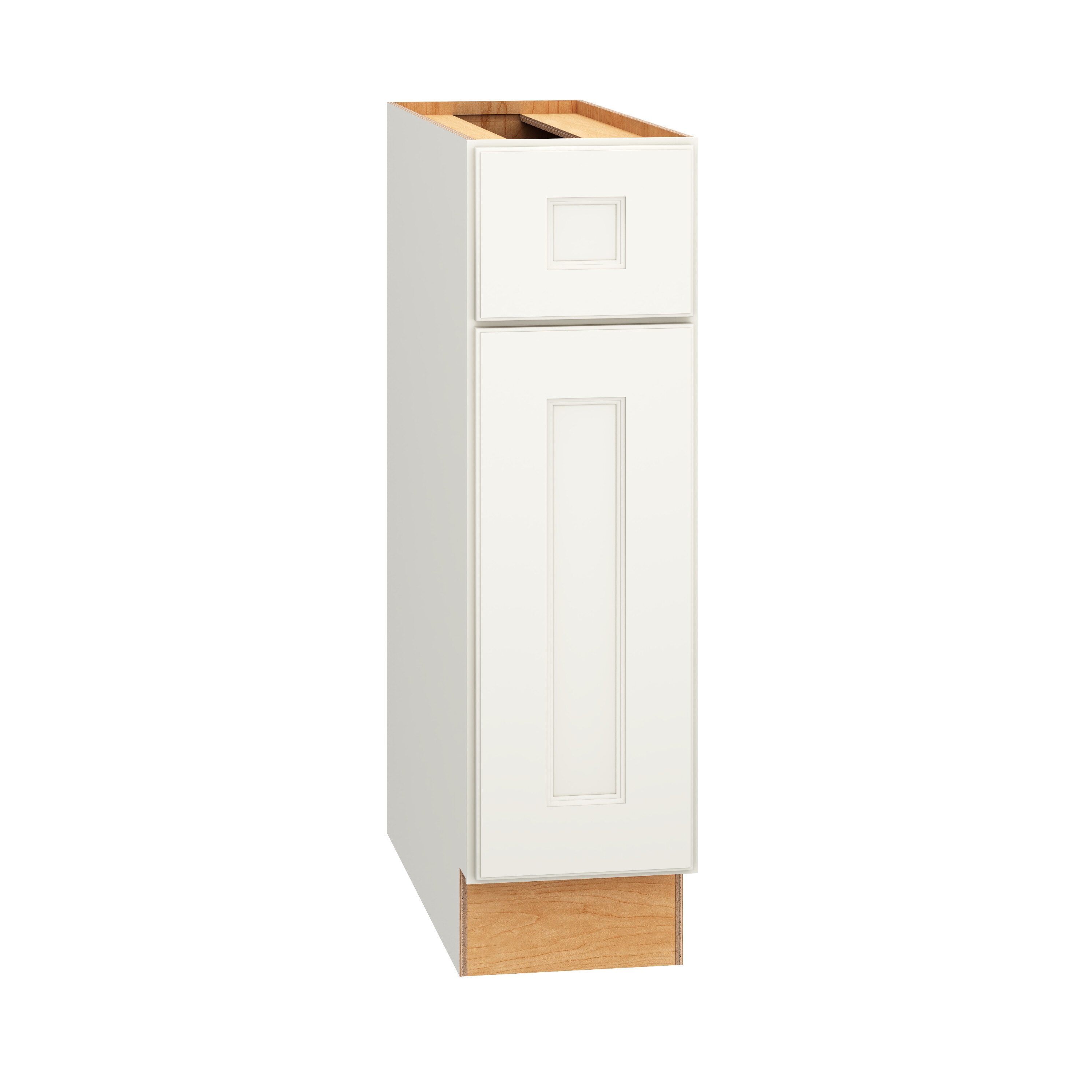 Diamond Express 325 B9R Macaulay 9-in W x 34.5-in H x 24-in D White Base Fully assembled Plywood Cabinet (Recessed Panel Square)