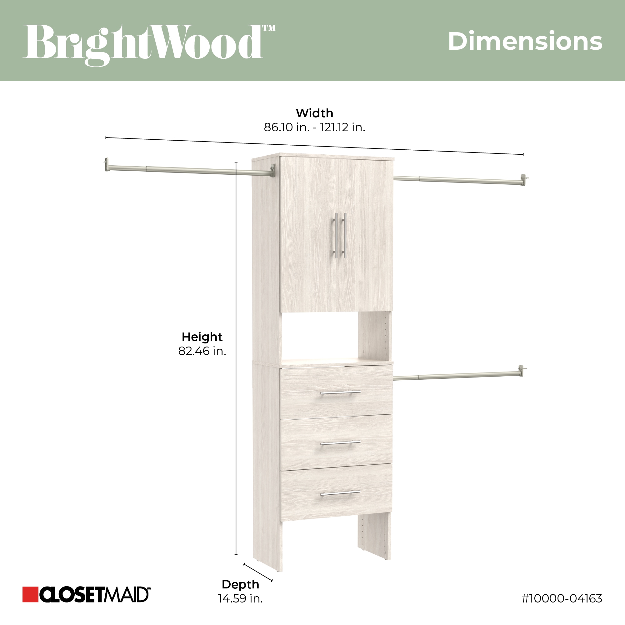ClosetMaid 10000-04163 Wood-Closet-Kits - View #8