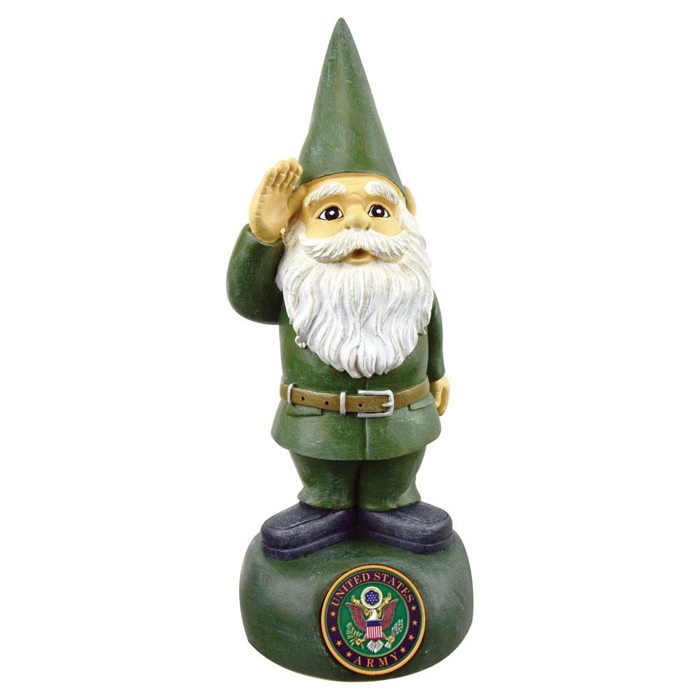 RCS Gifts 35161 13.25-Inches H x 5-Inches W Multiple colors/finishes Gnome Garden Statue