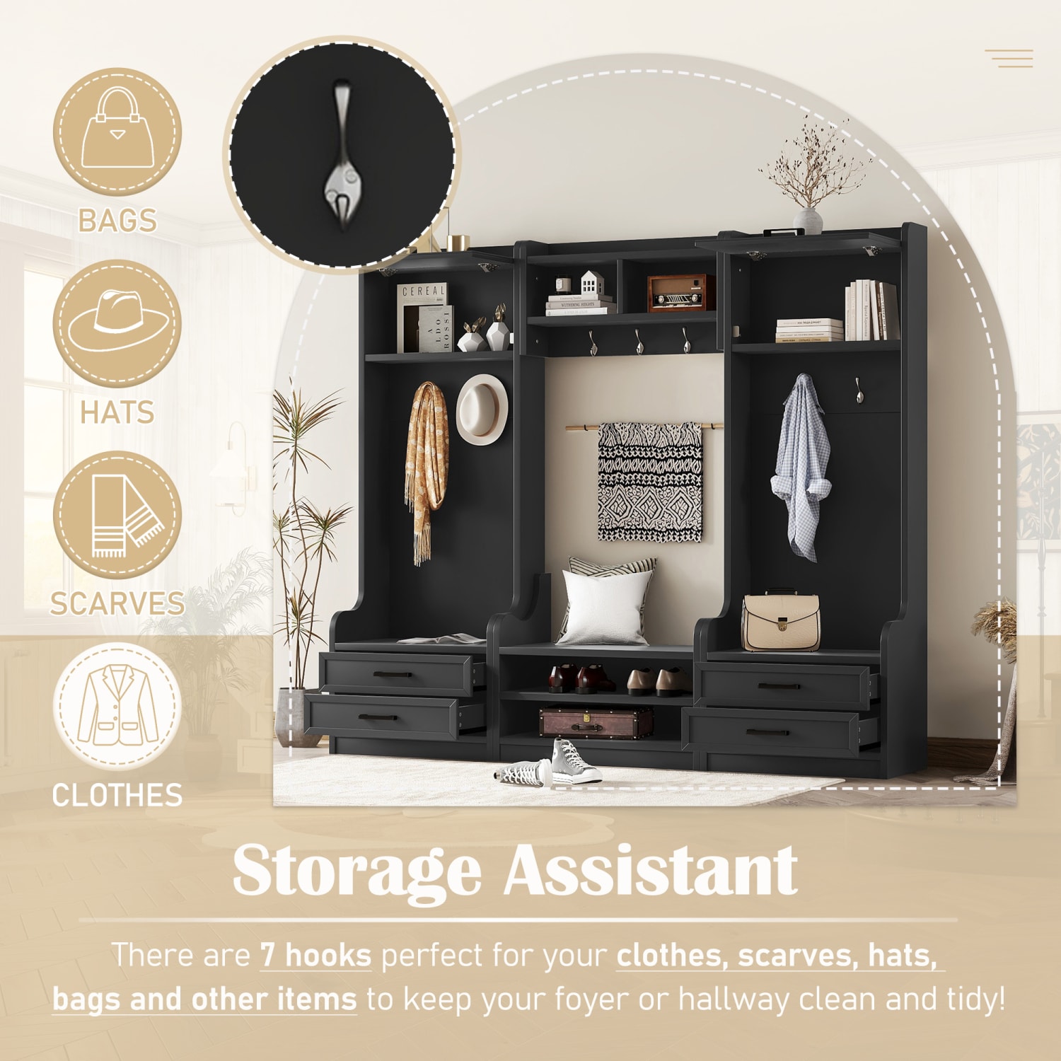 Streamdale Furniture W1580S00089 Coatrack-Stands-Pedestals - View #4