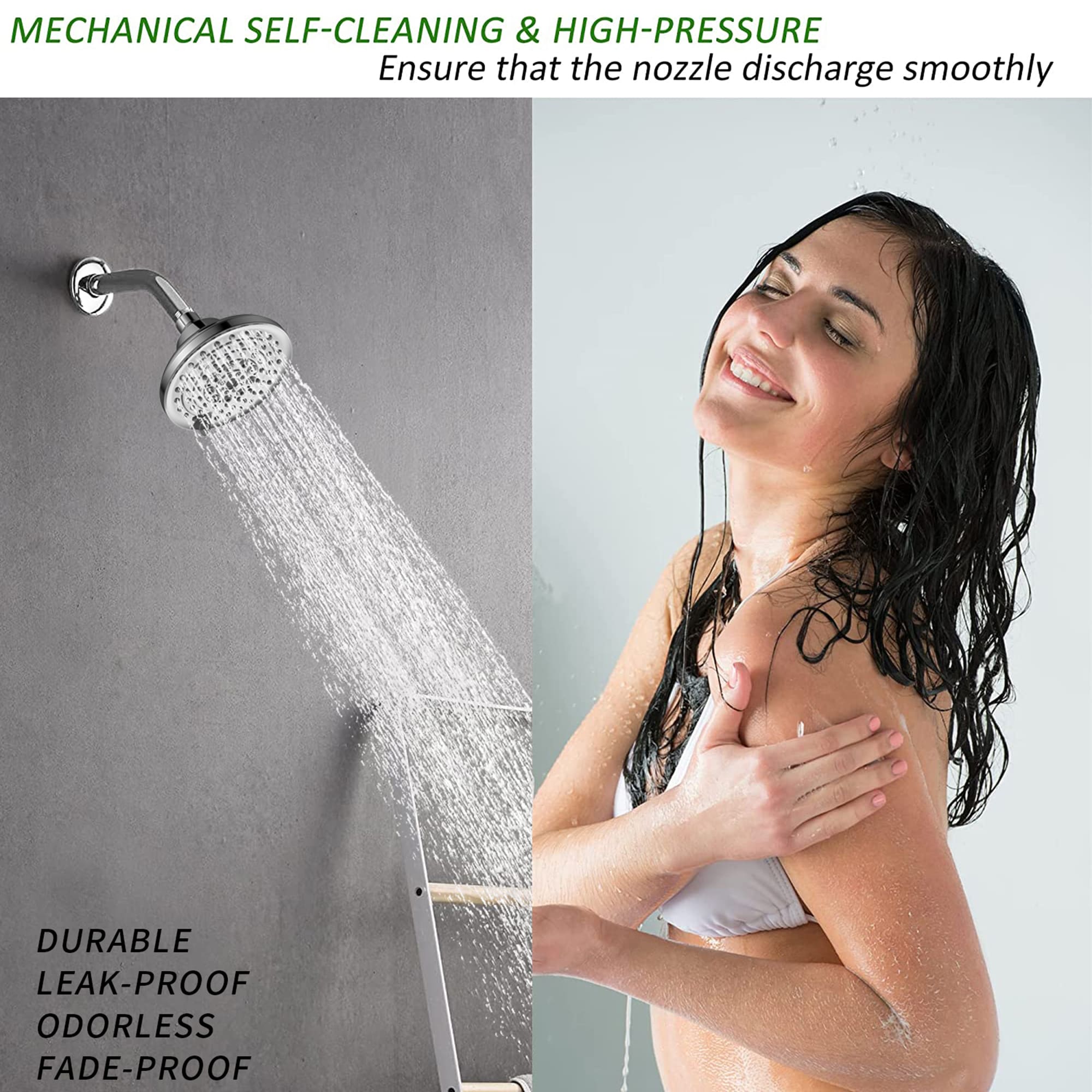 Clihome TWSHA015-5CH Fixed-Showerhead - View #5