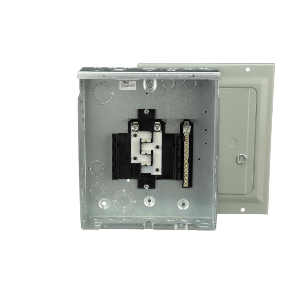 Eaton BR 125 Amp 6-Space 12-Circuit Indoor Main Lug Flush Door with Ground Bar